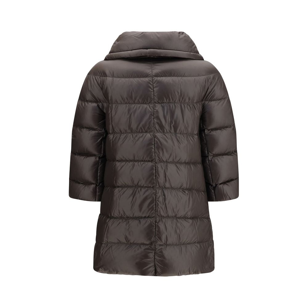 Herno Graue Polyester-Jacke in voller Länge