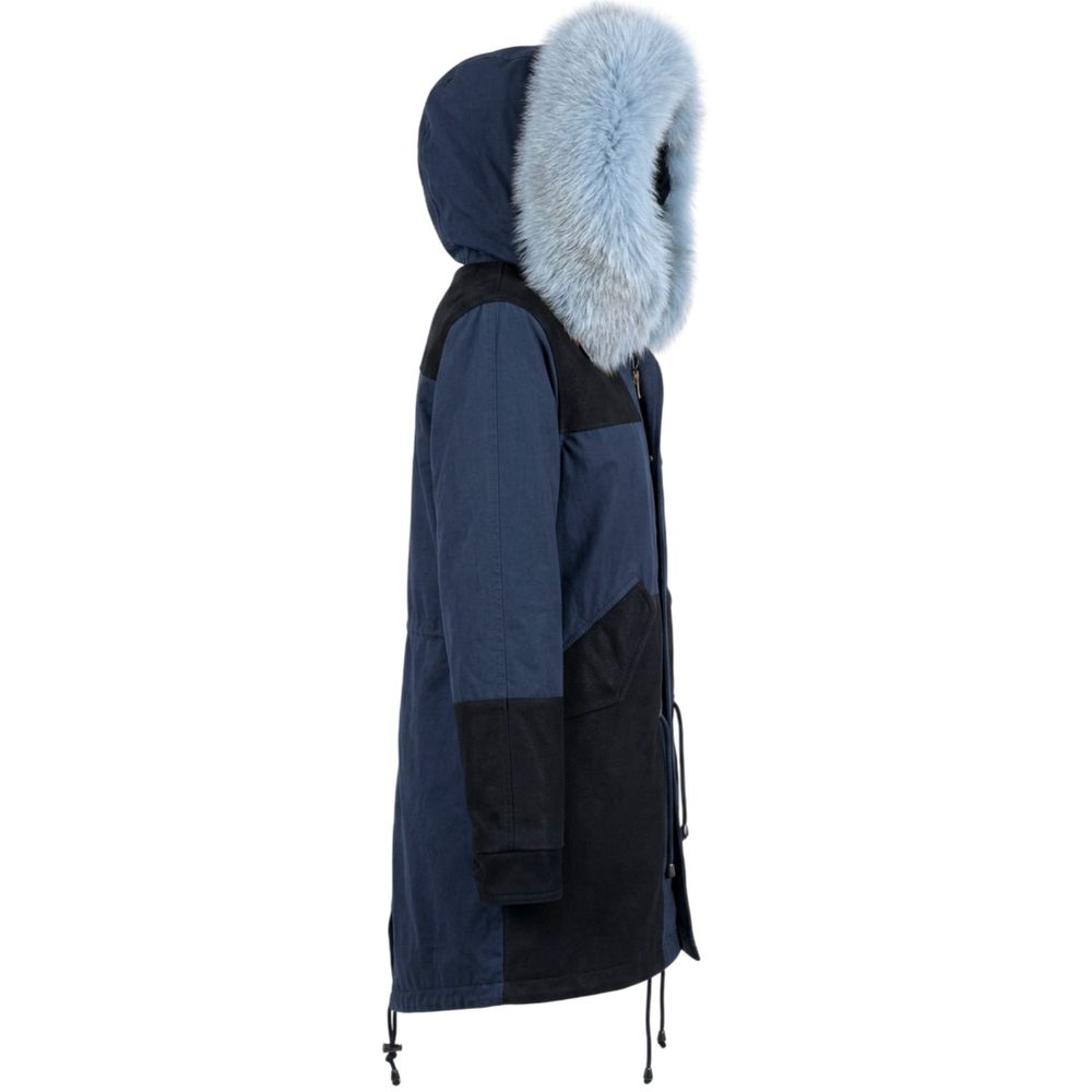 Mr&Mrs Italy Blaue Baumwolljacke für Damen