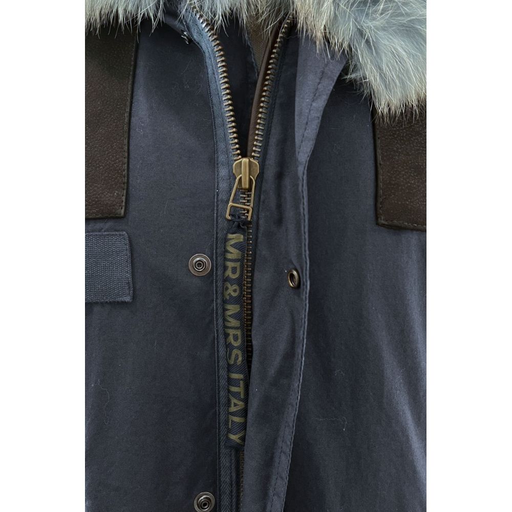 Mr&Mrs Italy Blaue Baumwolljacke für Damen