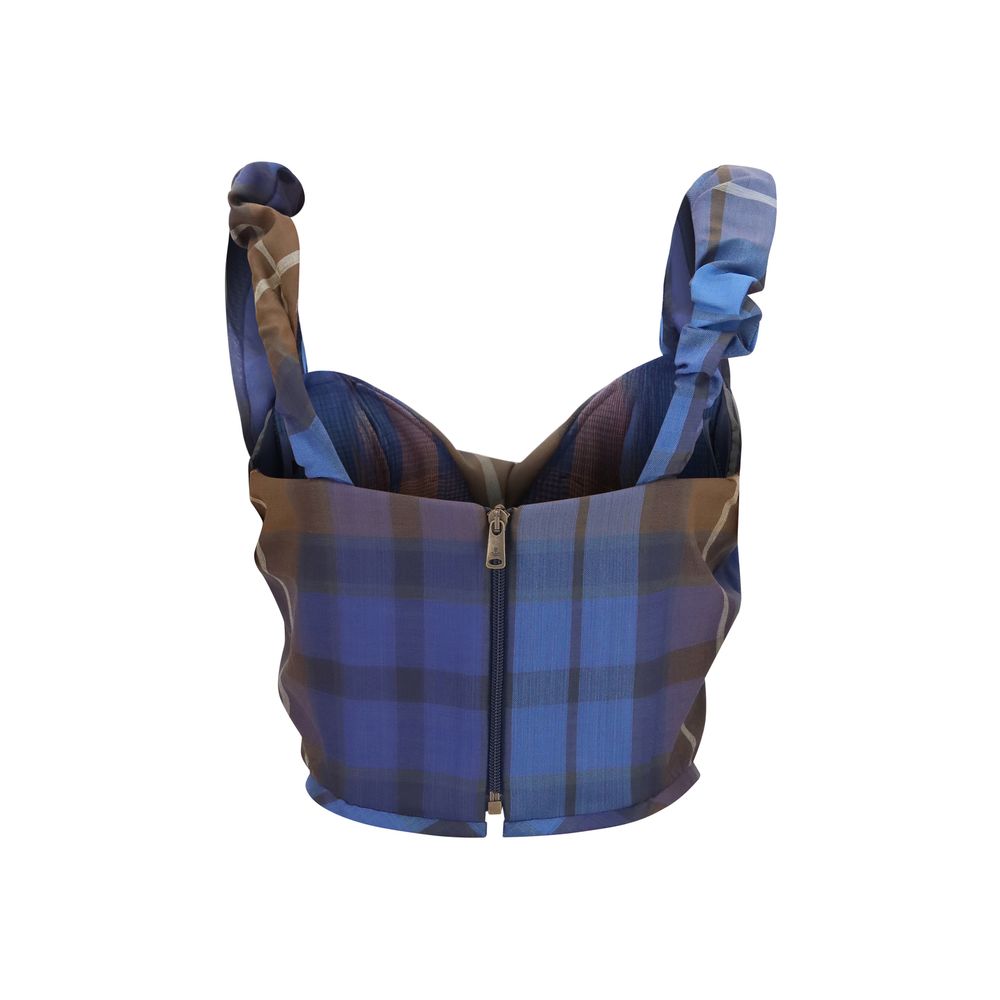 Vivienne Westwood Blaues Polyester-Korsett