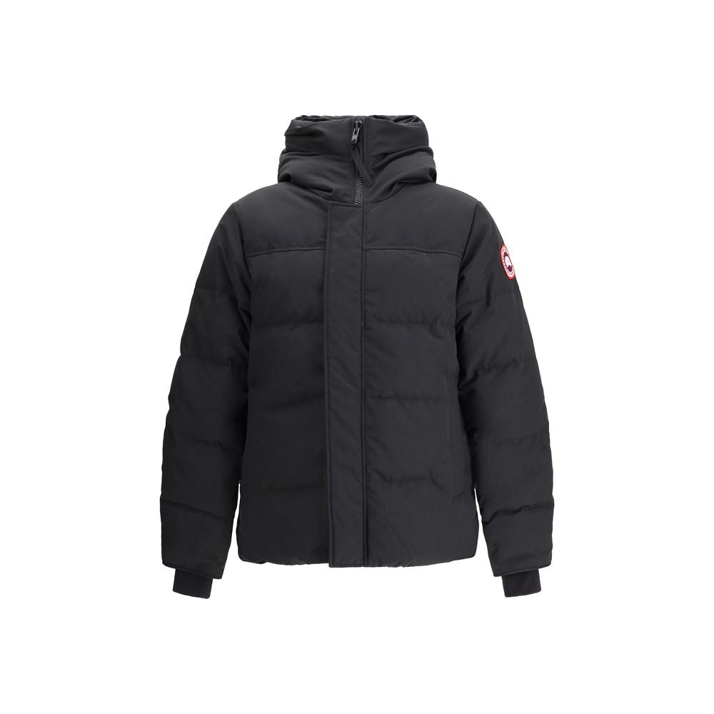 Canada Goose Schwarzer Parka aus Baumwolle
