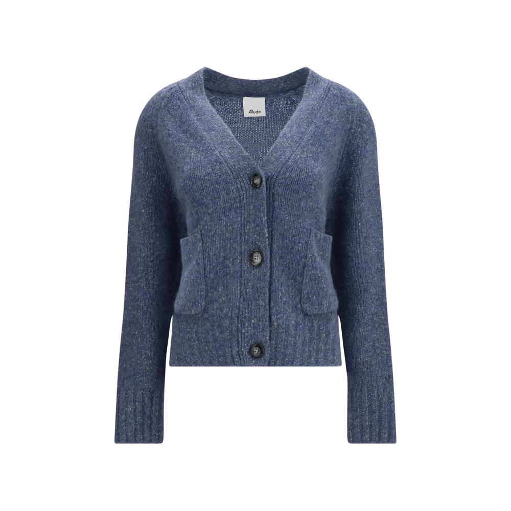 Allude Blauer Kaschmir-Cardigan
