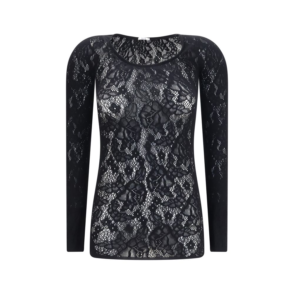 Wolford Schwarzes Polyamid-Hemd