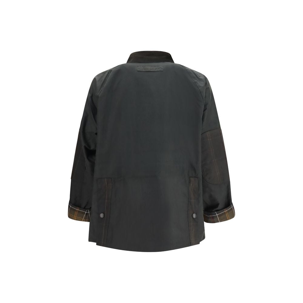 Barbour Baumwolljacke in Zweifarbenoptik