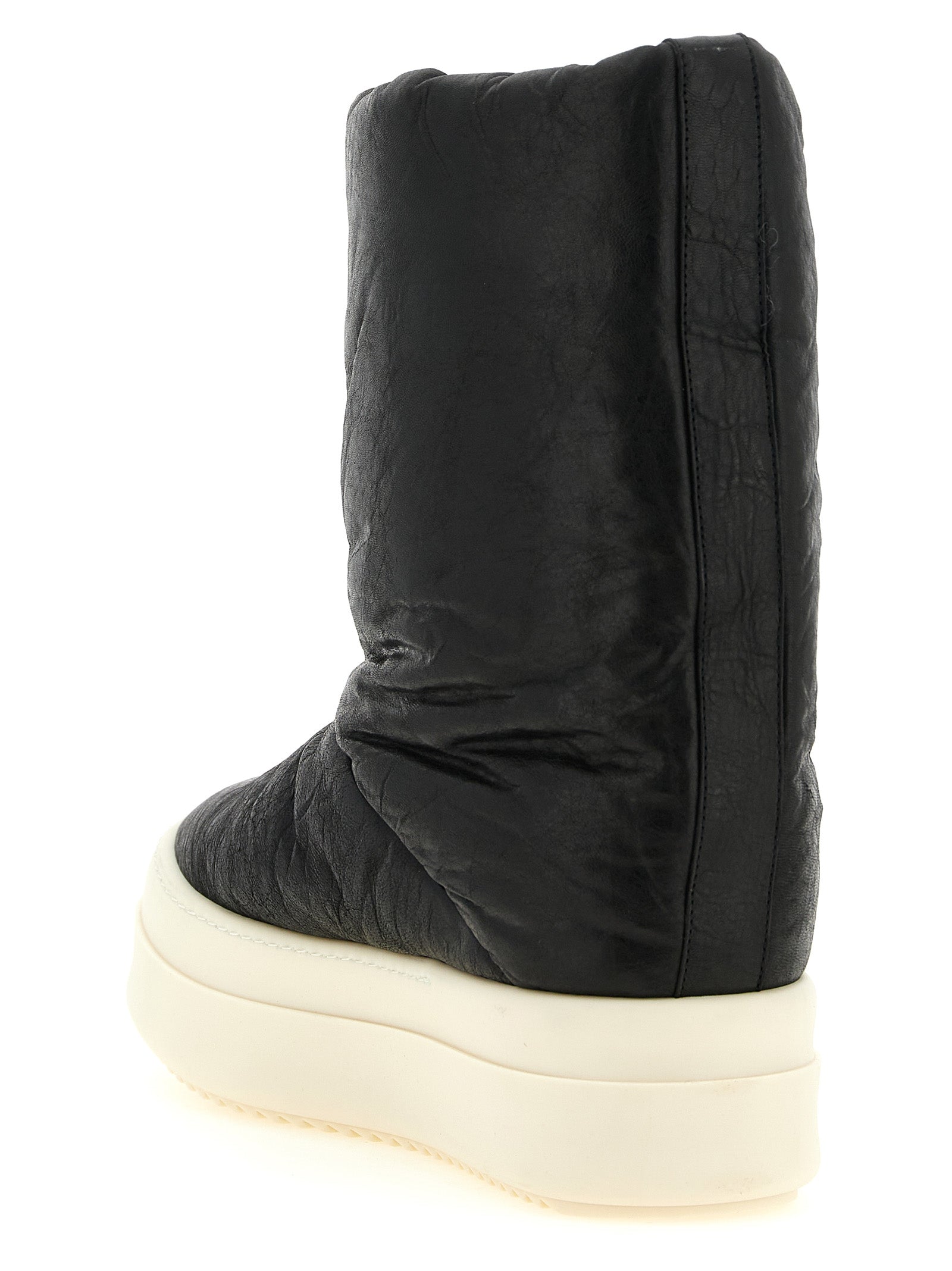 Rick Owens Bicolor Lammleder-Stiefel