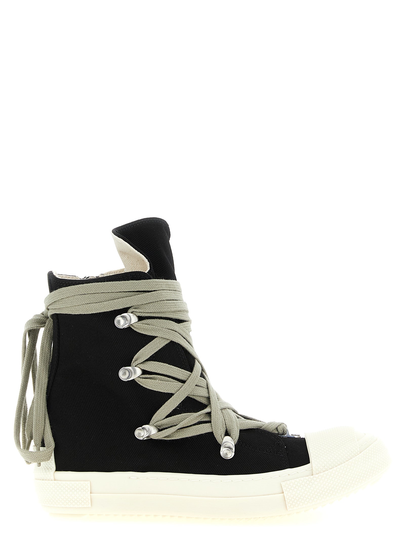 DRKSHDW Schwarze High-Top-Sneaker aus Baumwolle