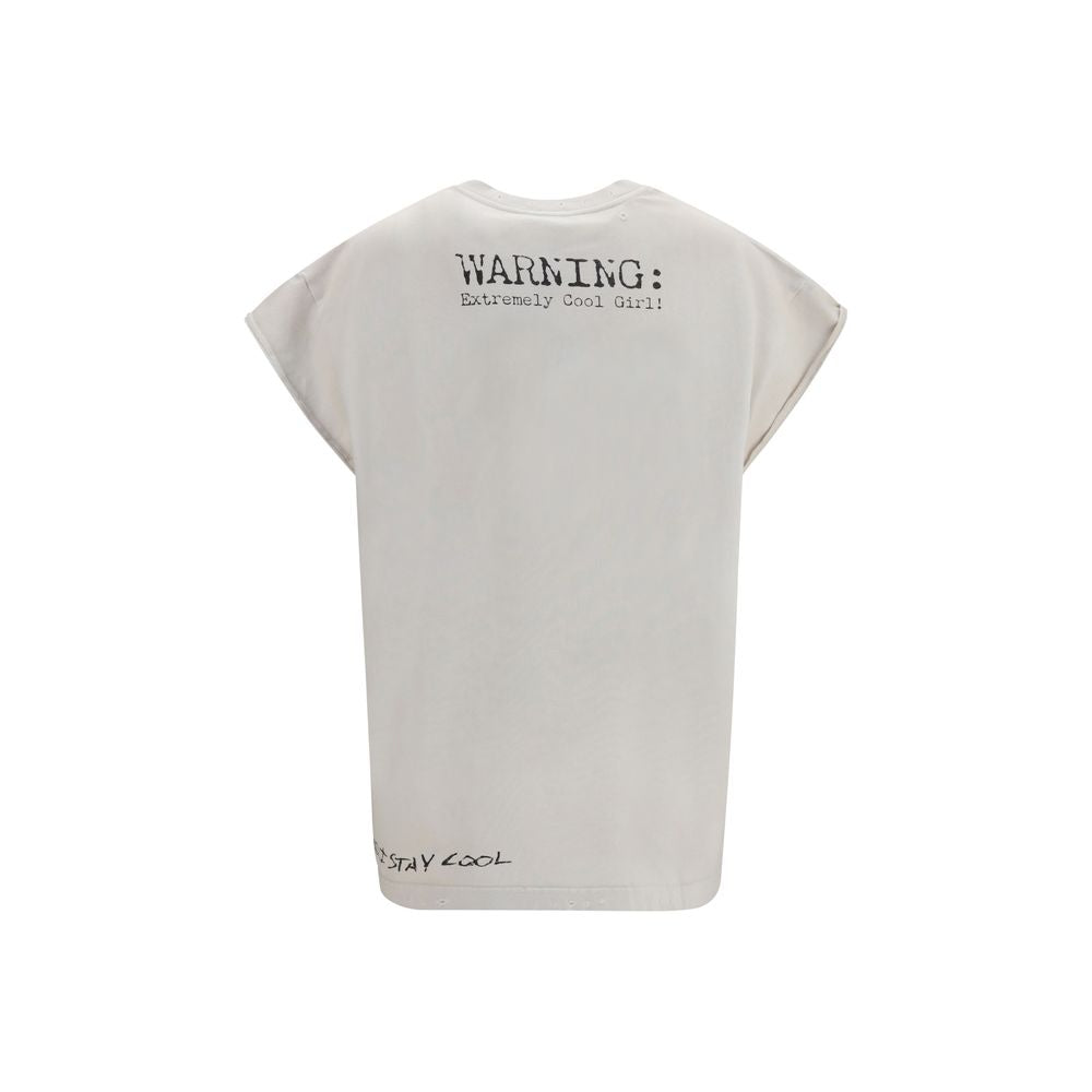 Dolce & Gabbana Graues Baumwoll-T-Shirt