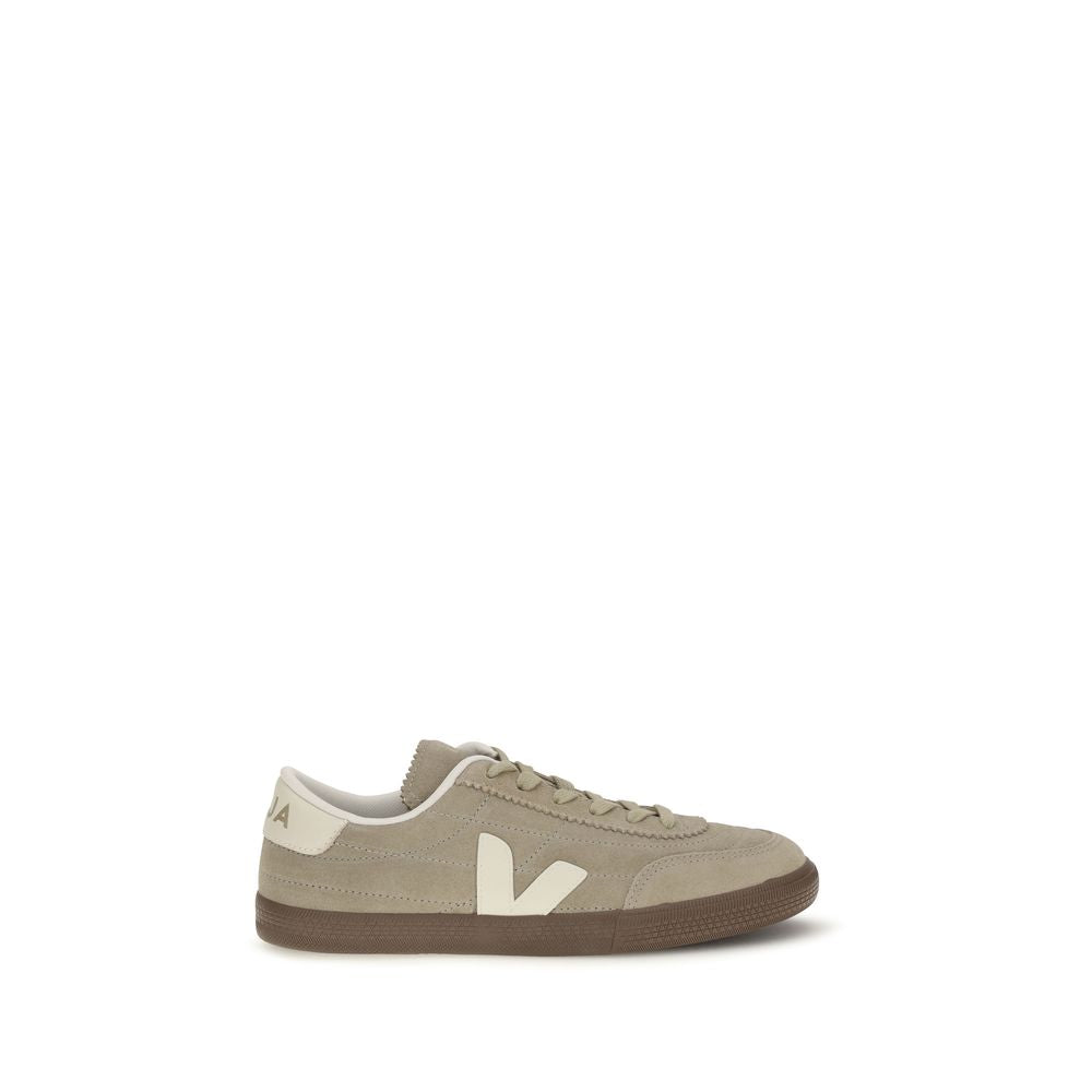Veja Zweifarbige Wildleder-Sneaker mit niedrigem Schaft