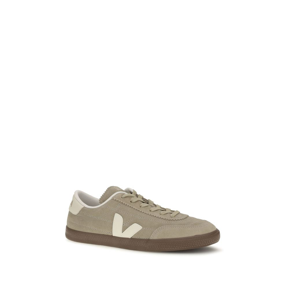 Veja Zweifarbige Wildleder-Sneaker mit niedrigem Schaft