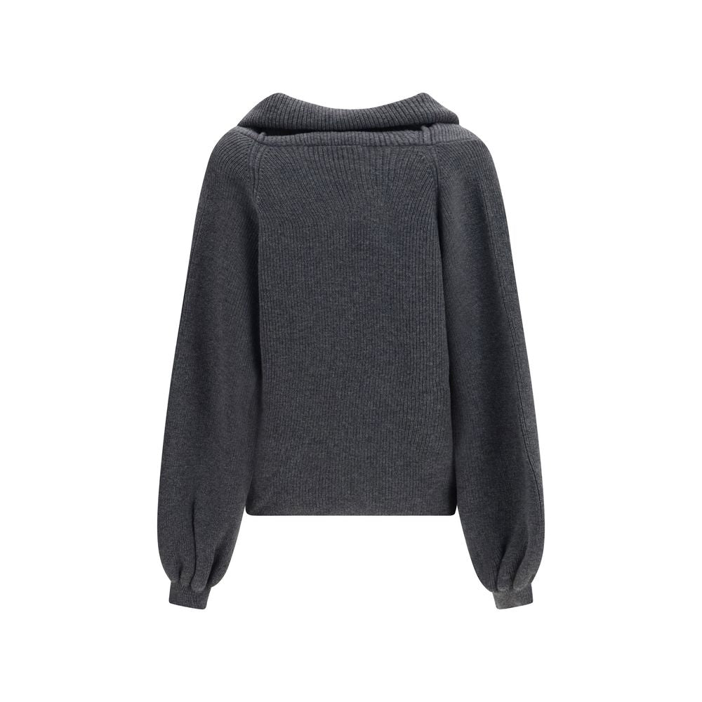 Dolce & Gabbana Grauer Woll Cardigan Ovis Aries