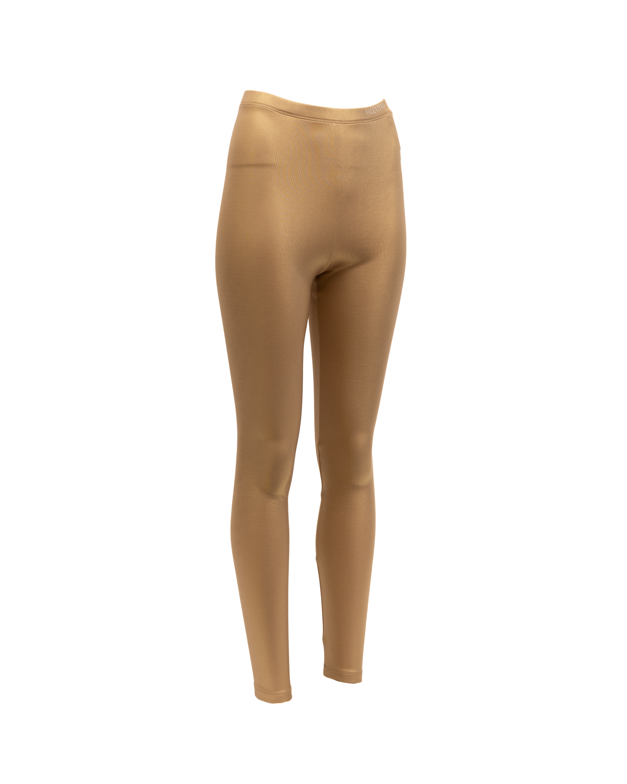 Valentino Garavani Damen Leggings in Gold