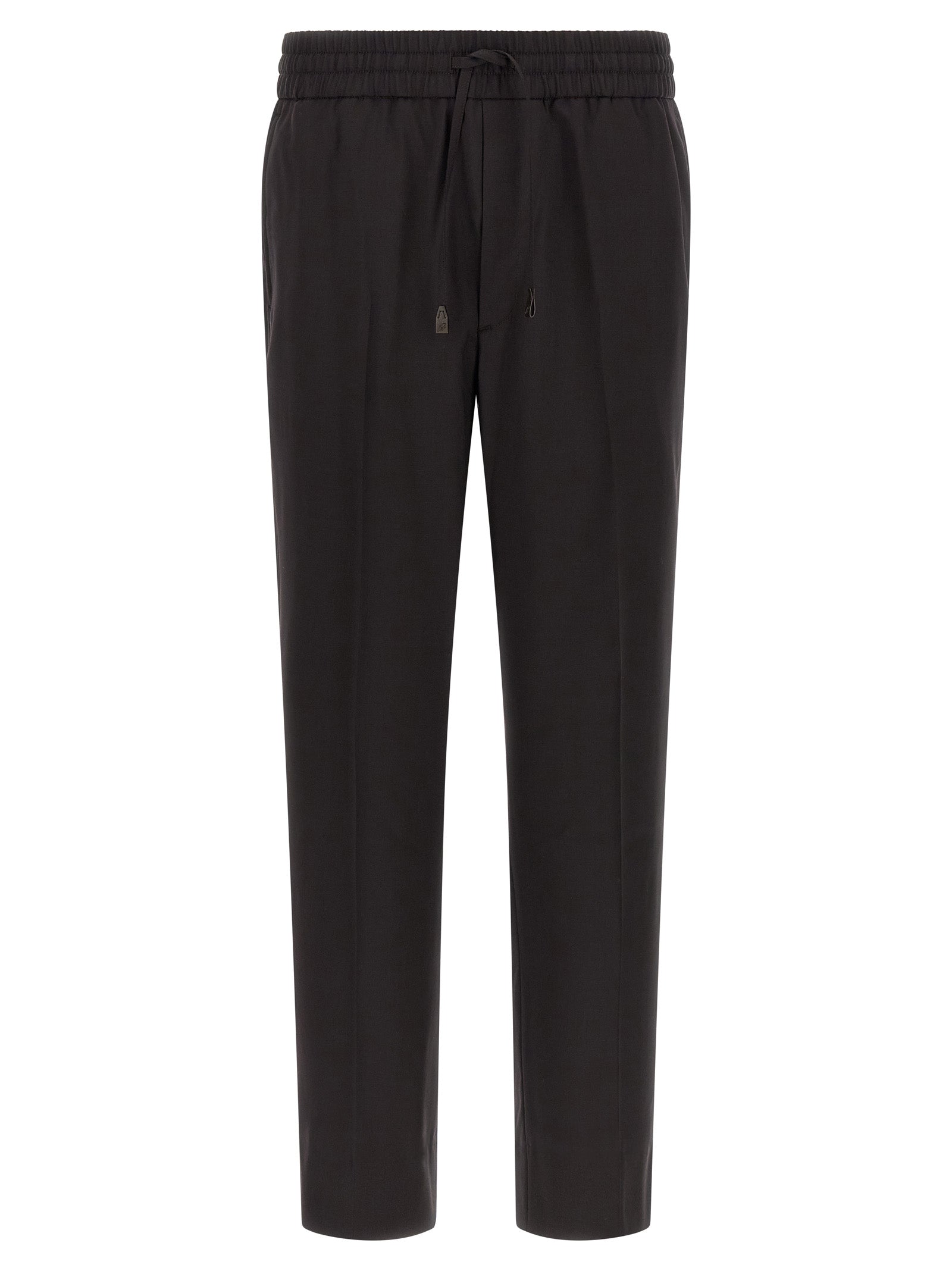 Brioni Braune Woll-Freizeithose