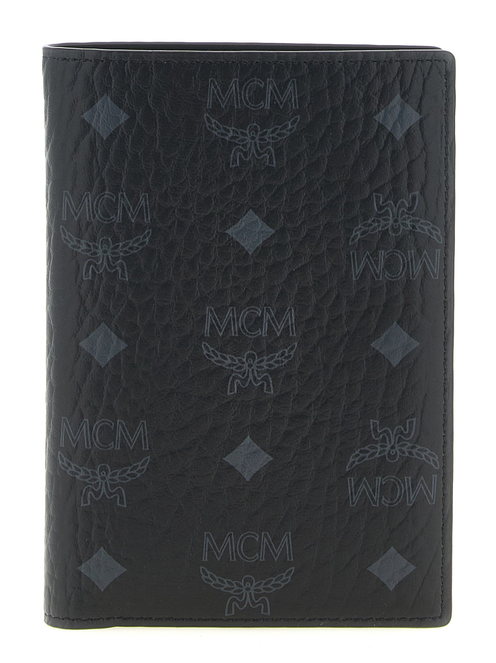 MCM Schwarzes Portemonnaie aus Polyethylen