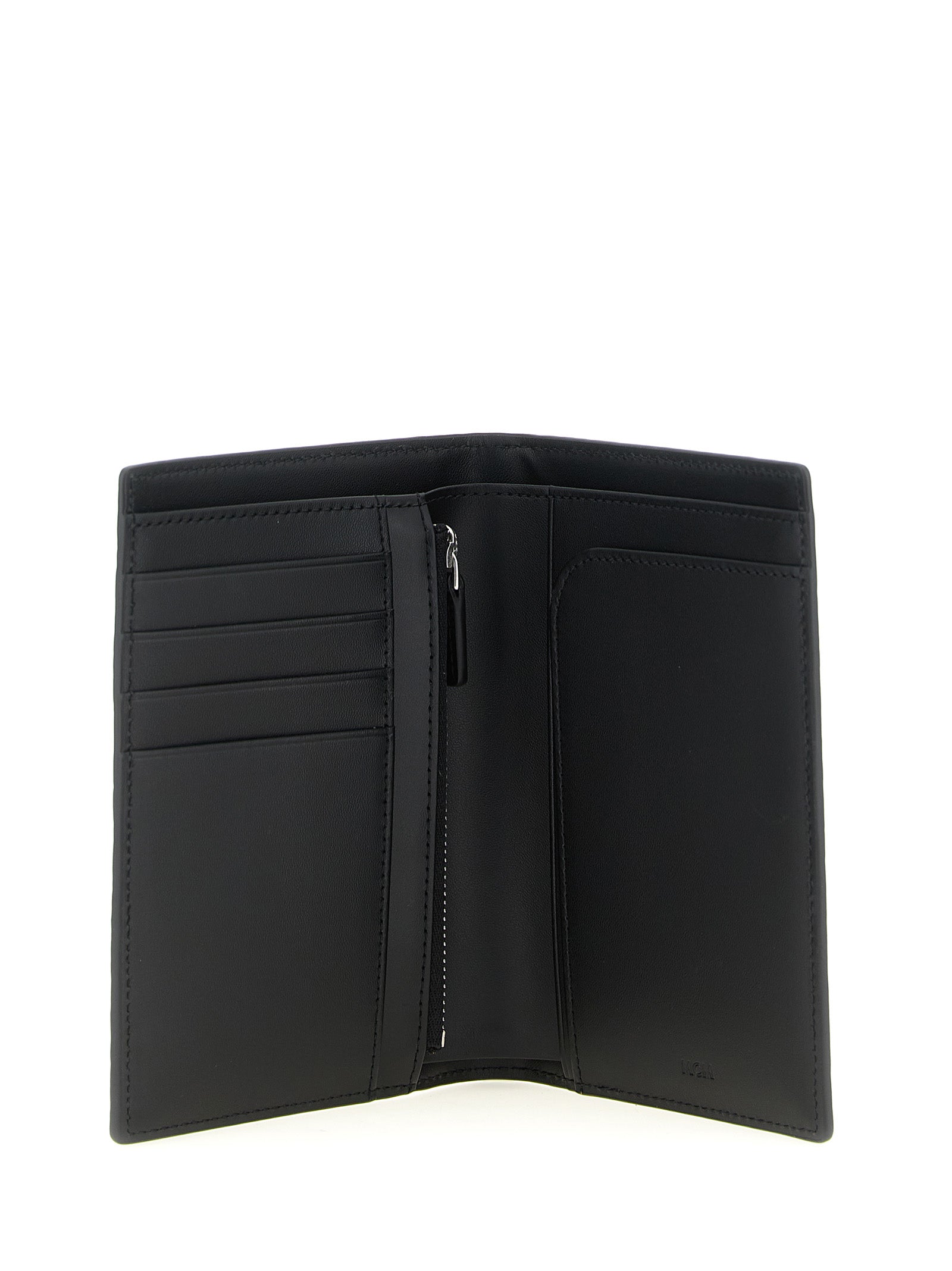 MCM Schwarzes Portemonnaie aus Polyethylen