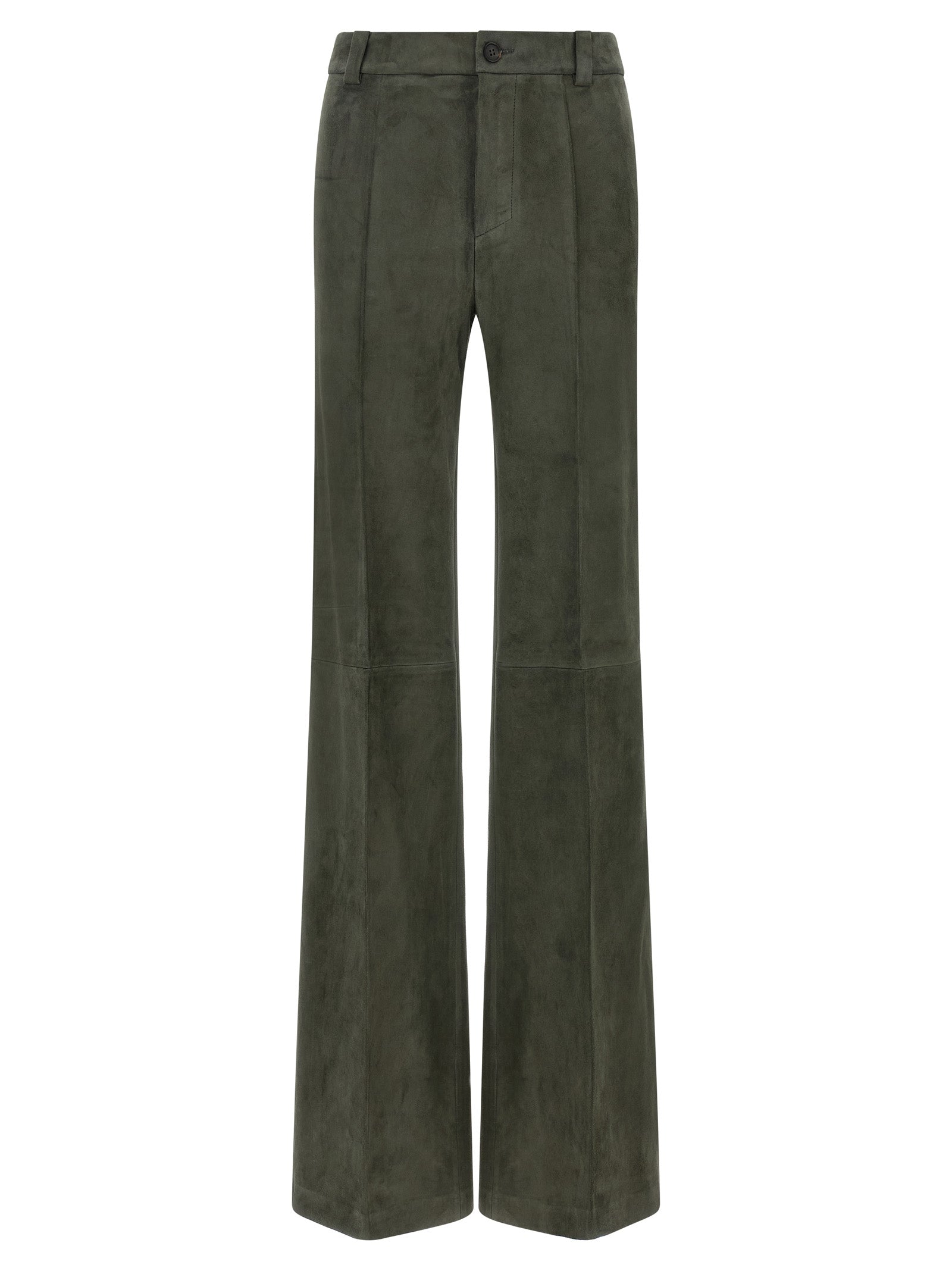 STOULS Graue Lammlederhose