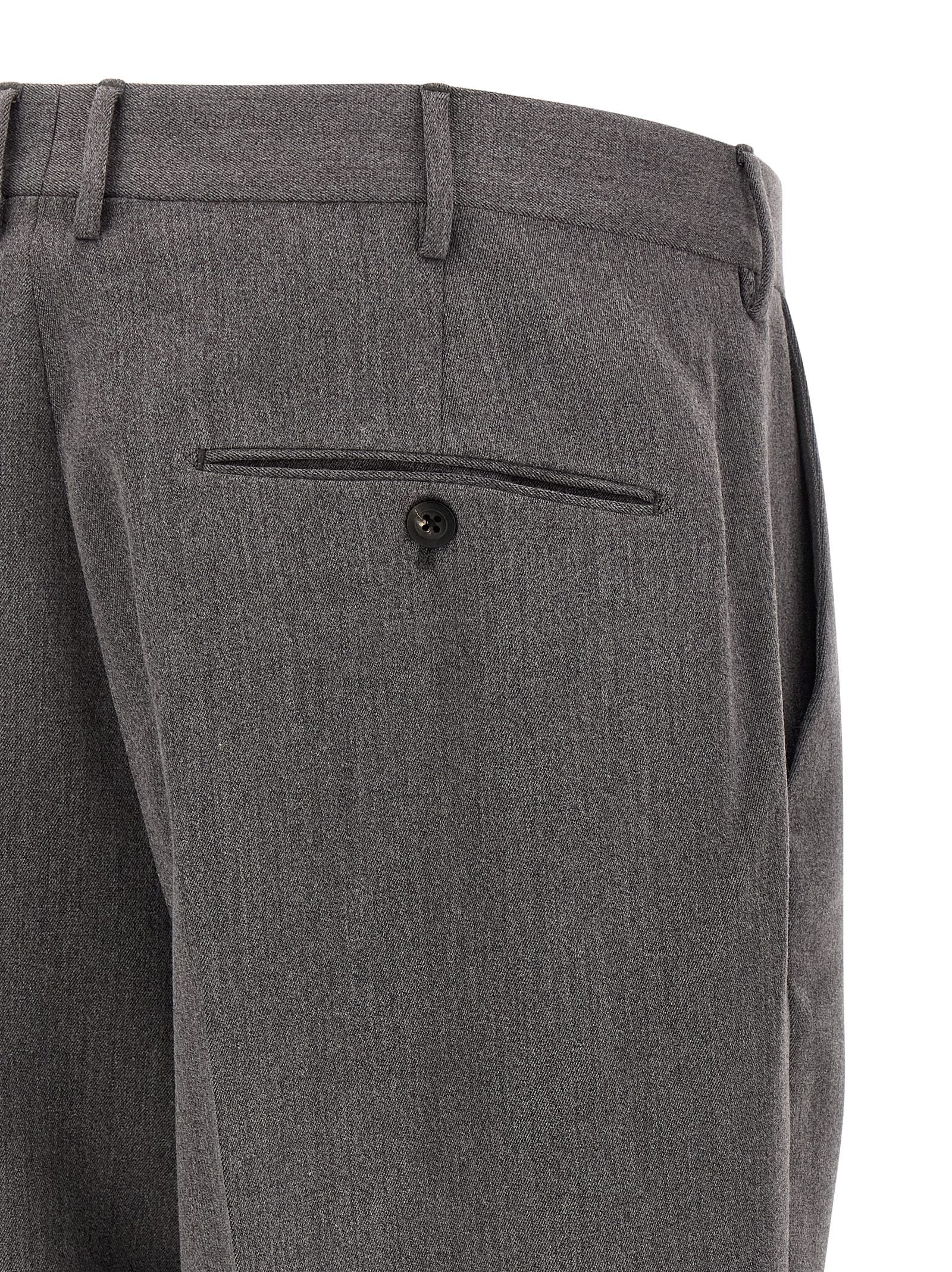 CELLAR DOOR Braune Freizeithose aus Polyester