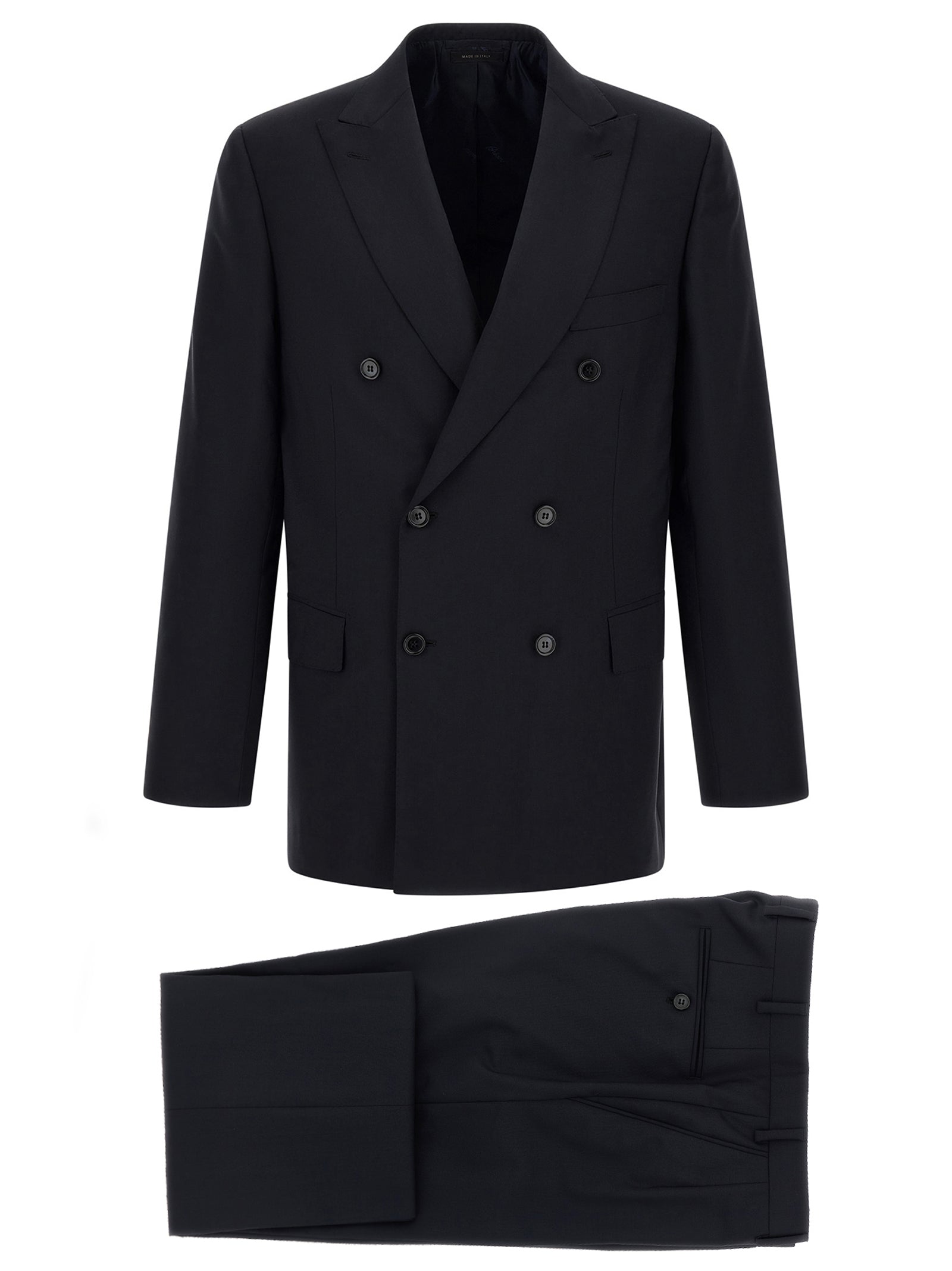 Brioni Blauer Wollanzug Zweiteiler