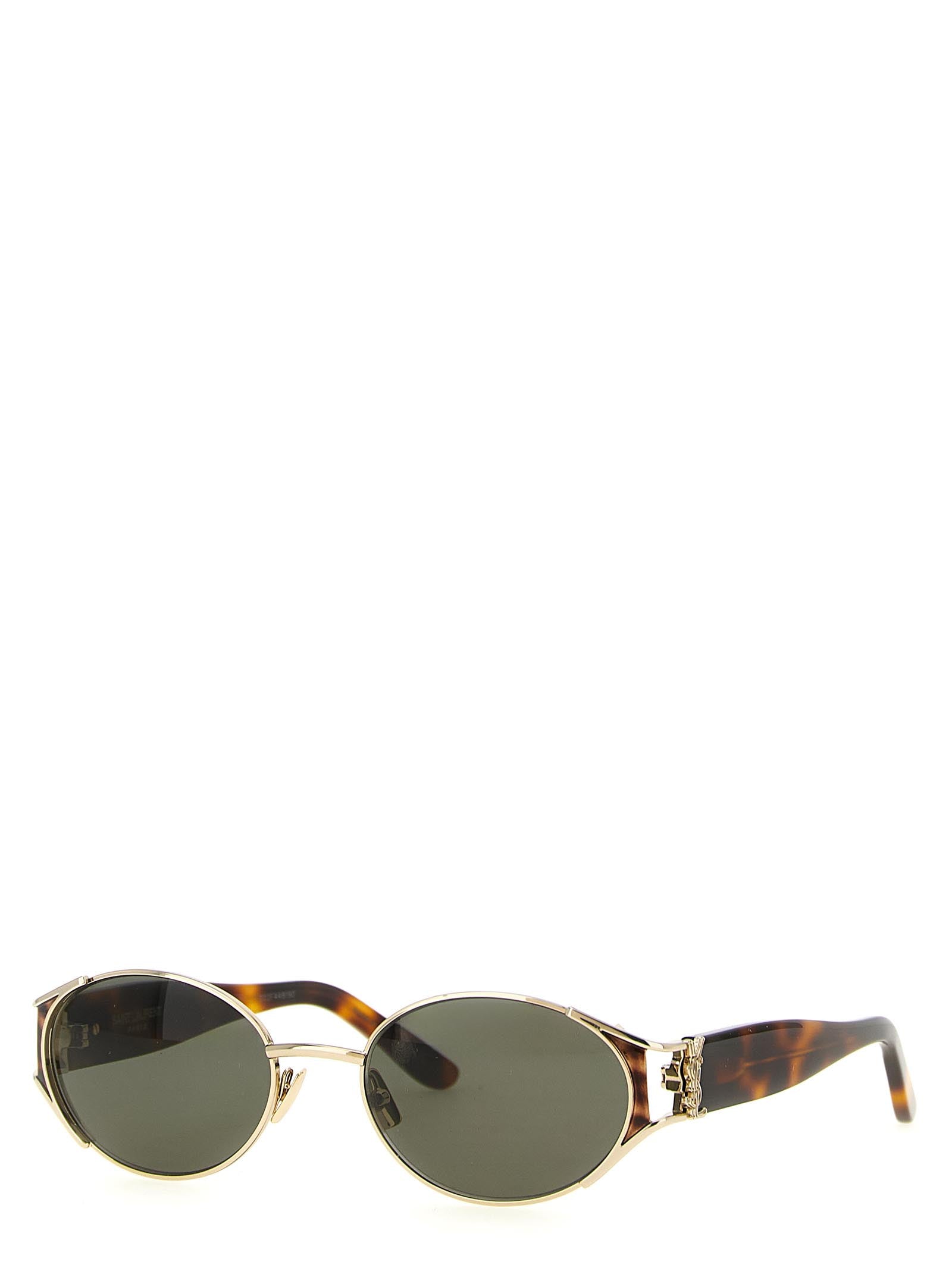 Saint Laurent Braune Sonnenbrille aus Acetat