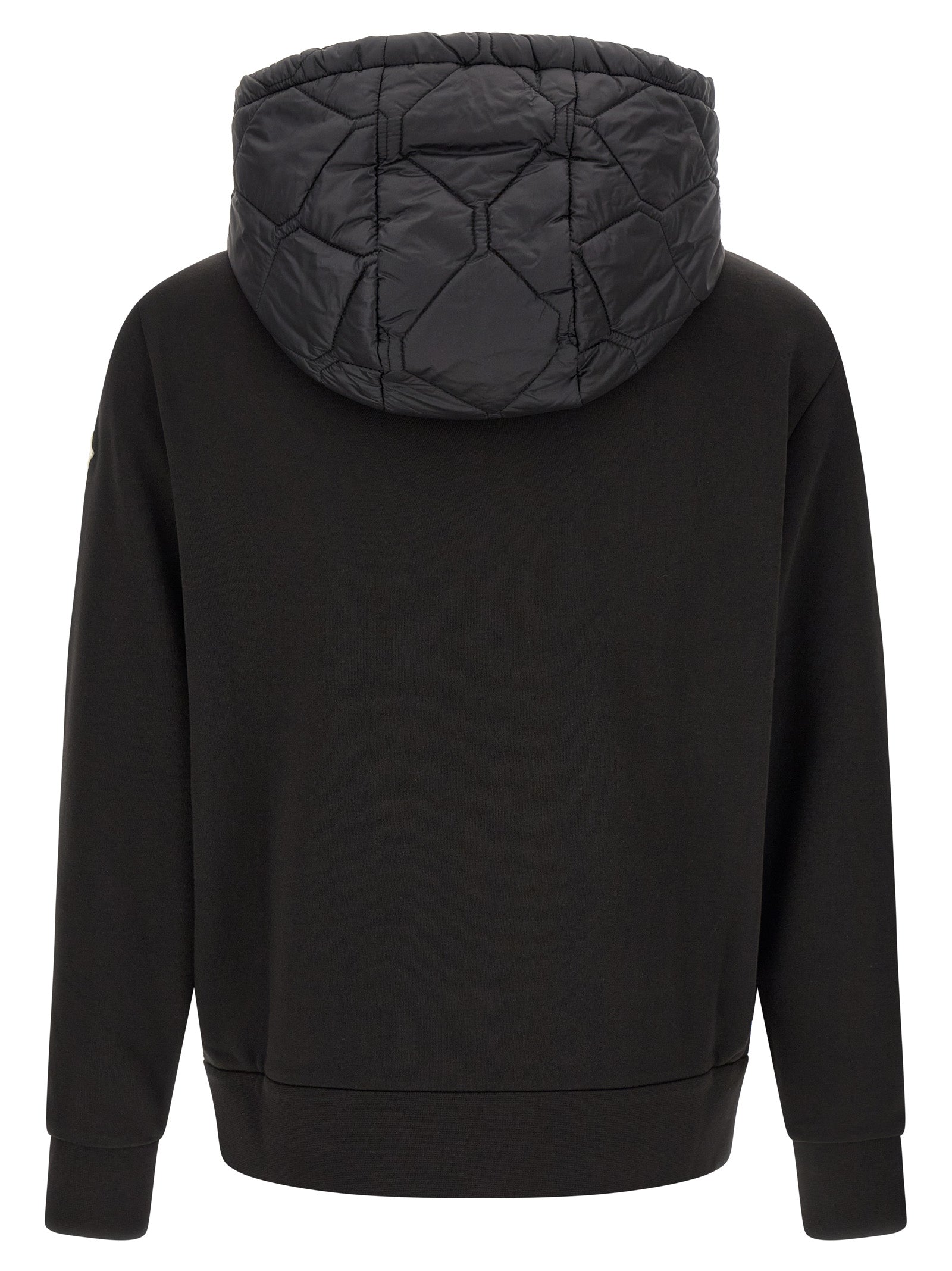 Moncler Schwarzer Cardigan aus Polyamid