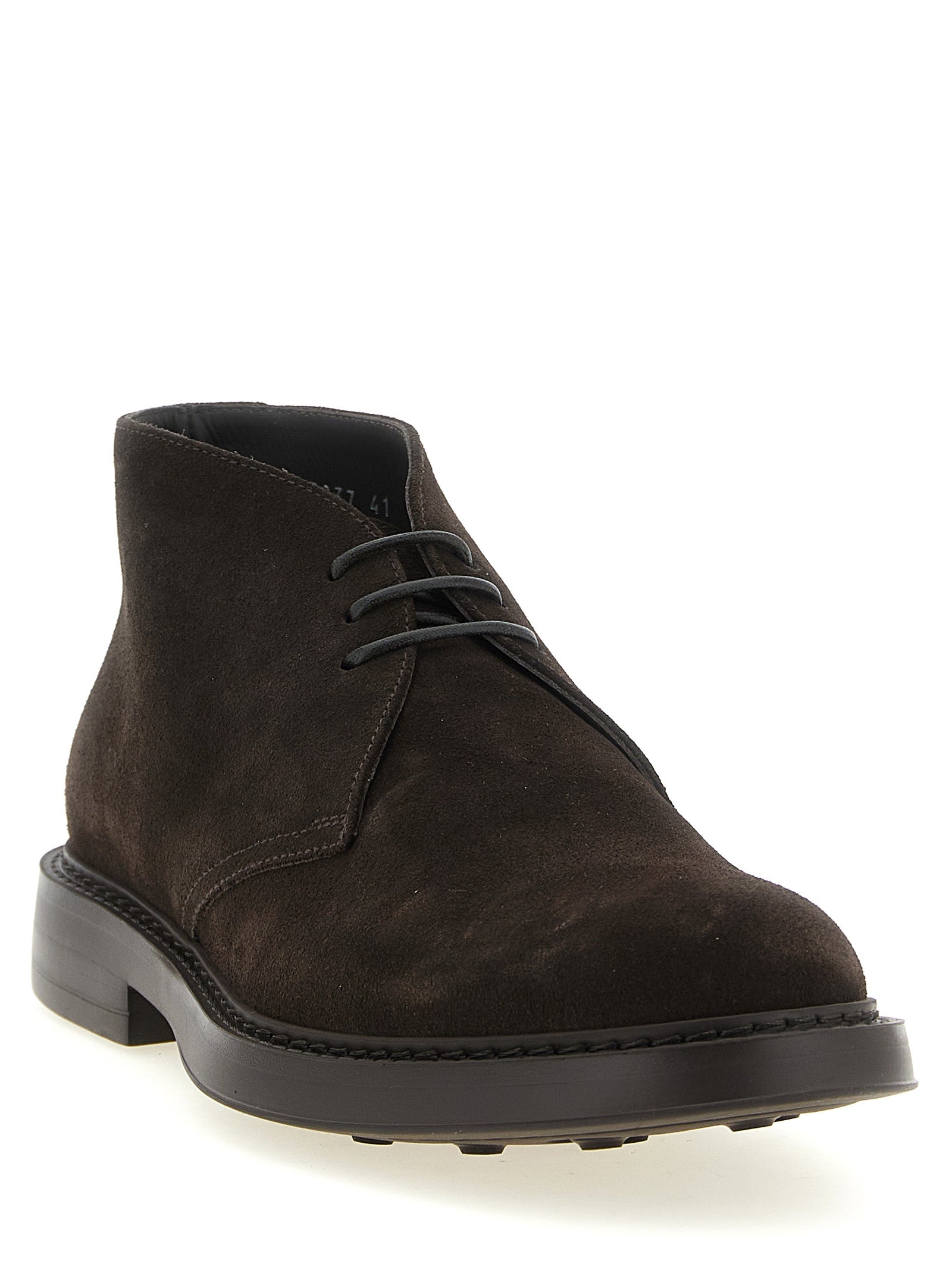 Doucal's Braune Stiefeletten aus Ziegenleder