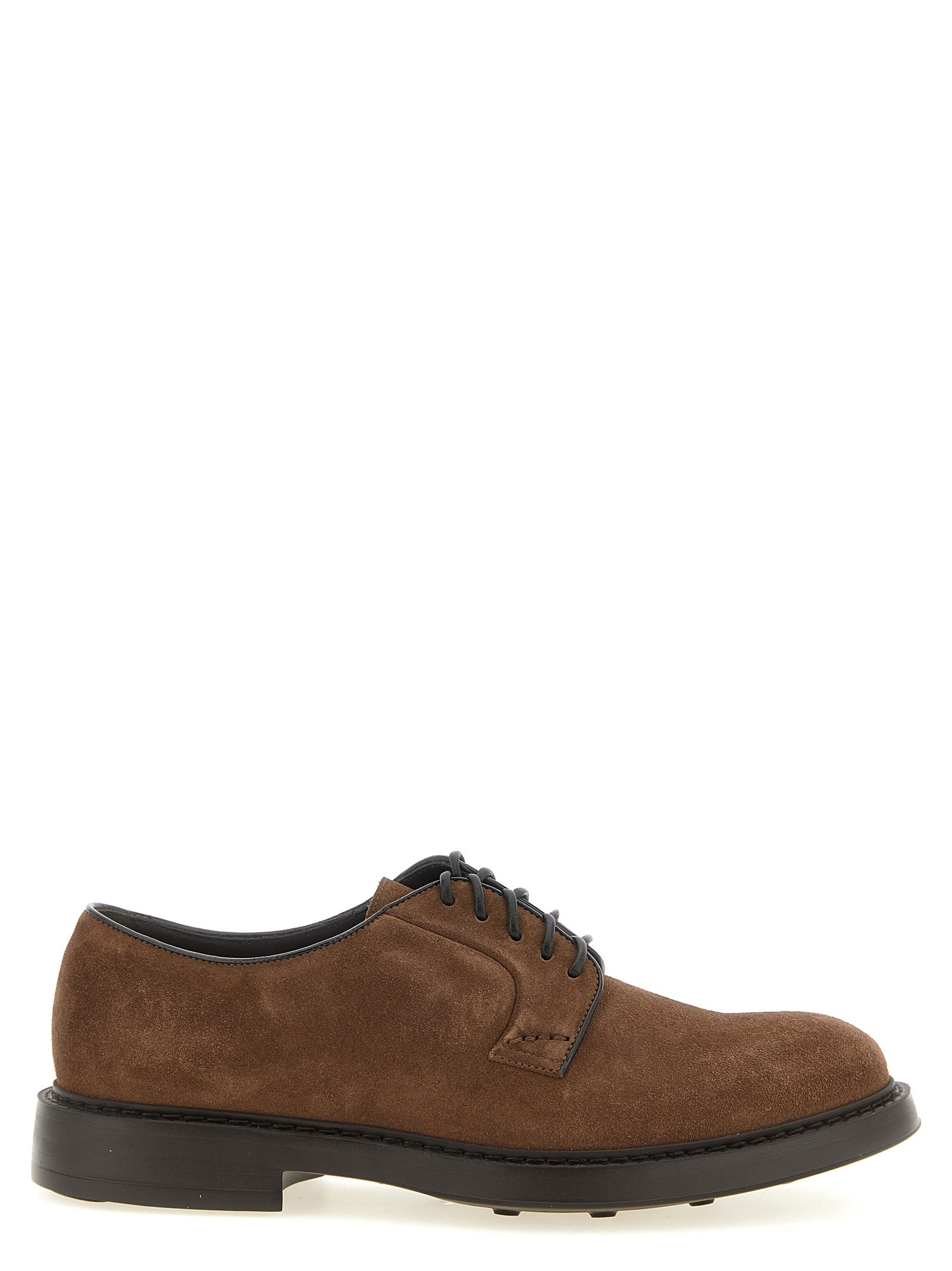 Doucal's Braune Lammleder Oxfords und Derbies