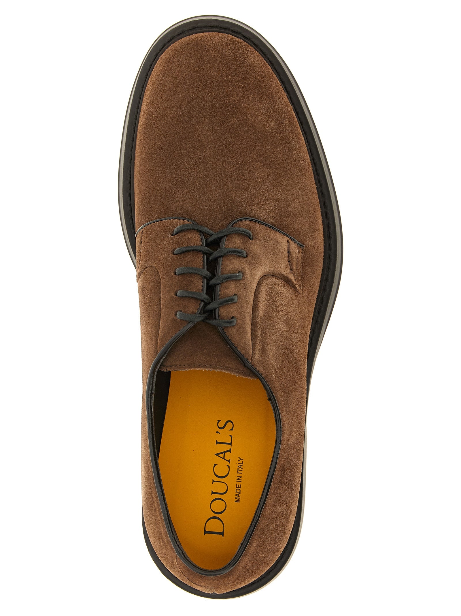 Doucal's Braune Lammleder Oxfords und Derbies