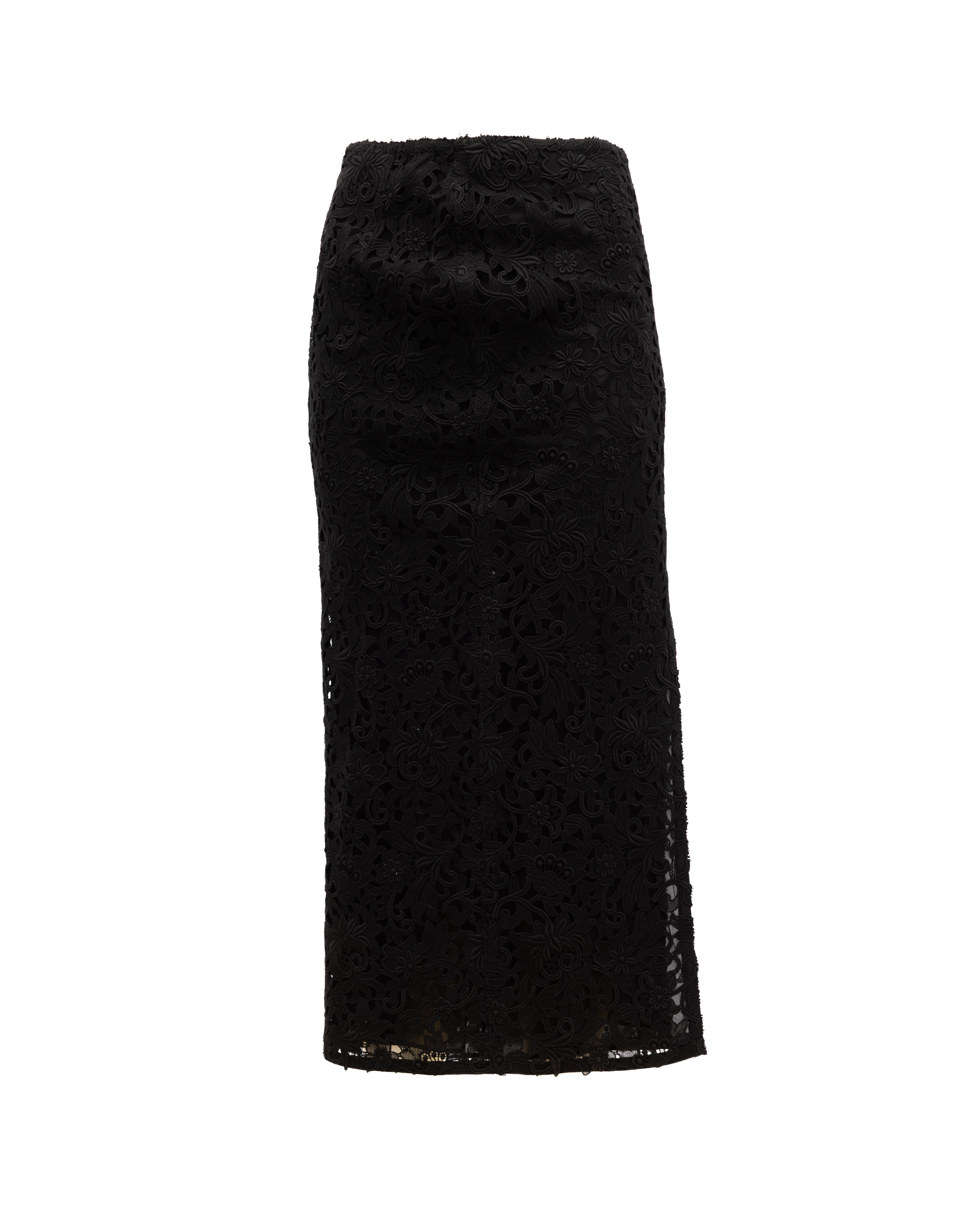 Valentino Garavani Damen Midirock mit floraler Spitze
