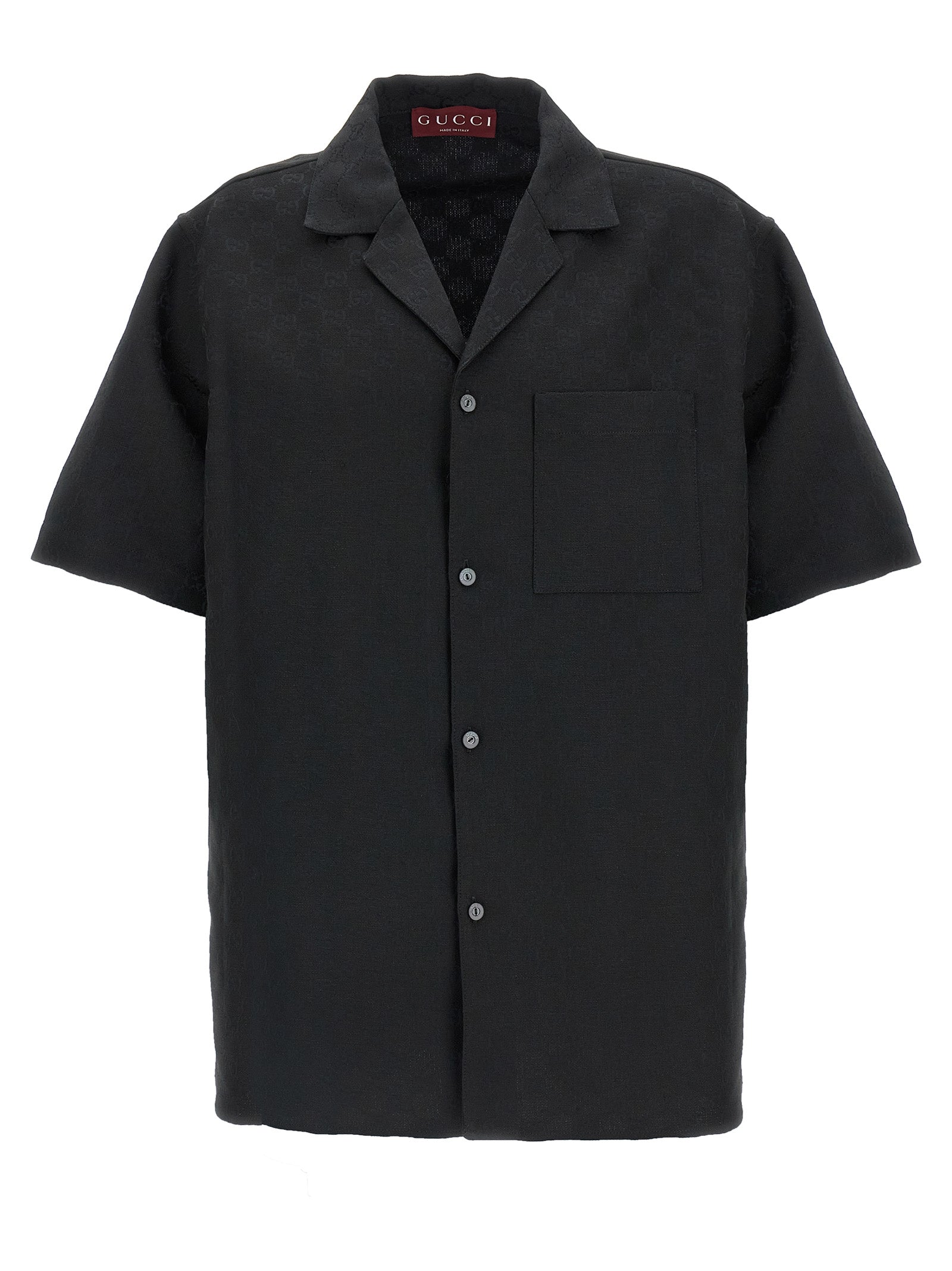 Gucci Schwarze Leinenbluse