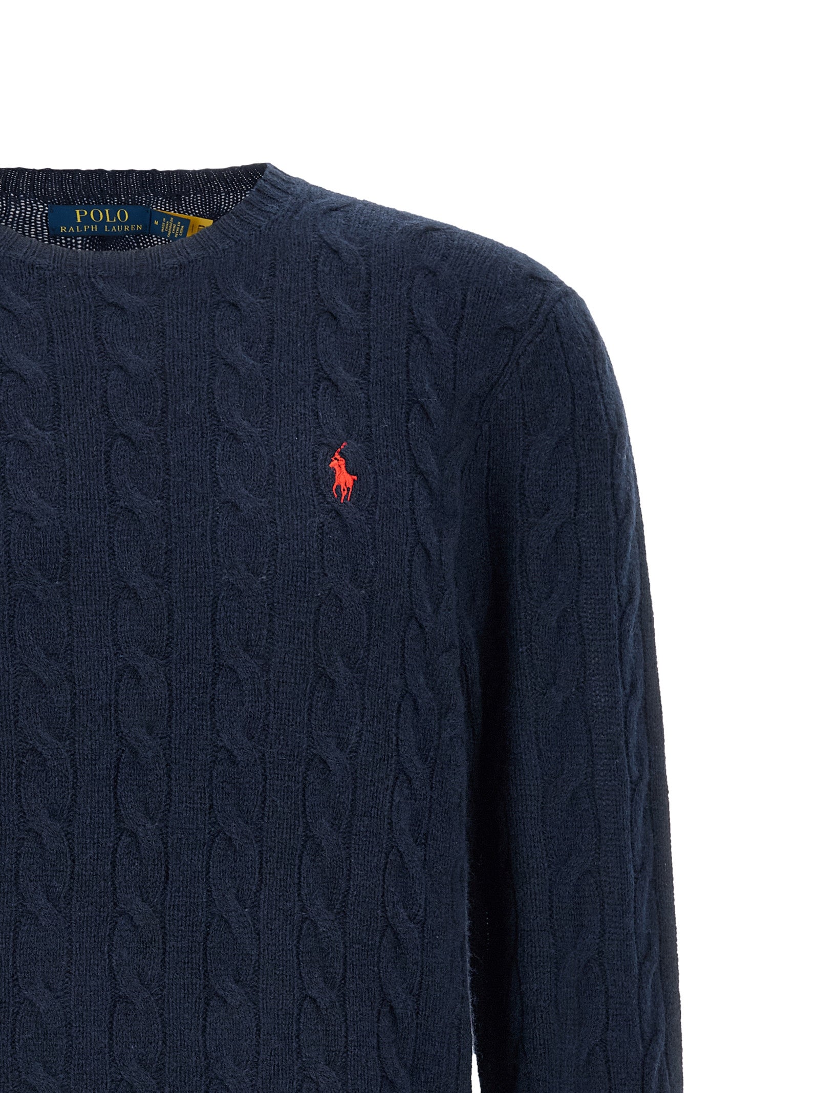 Polo Ralph Lauren Blauer Wollcardigan