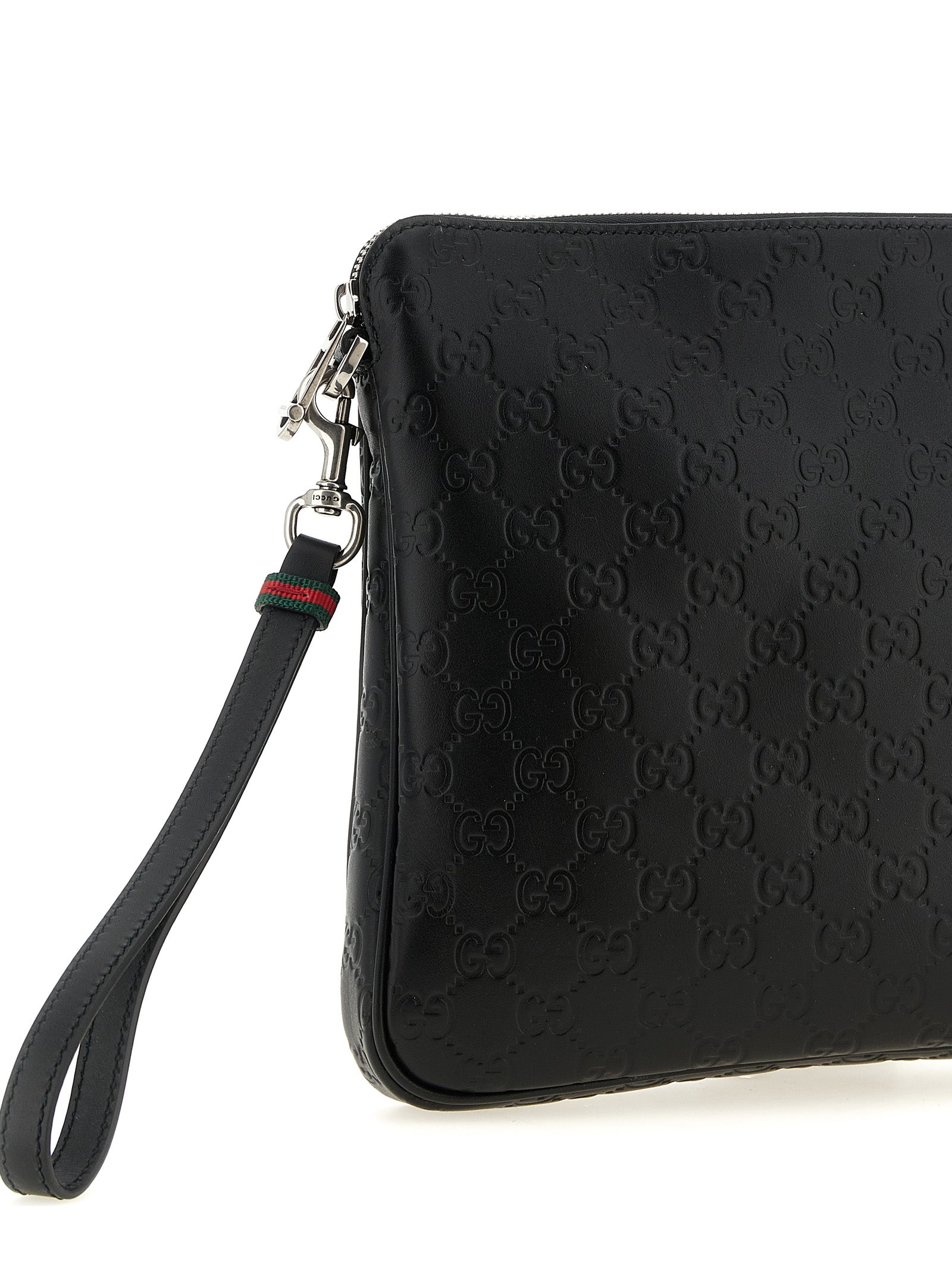 Gucci Schwarze Kalbsleder-Umhängetasche