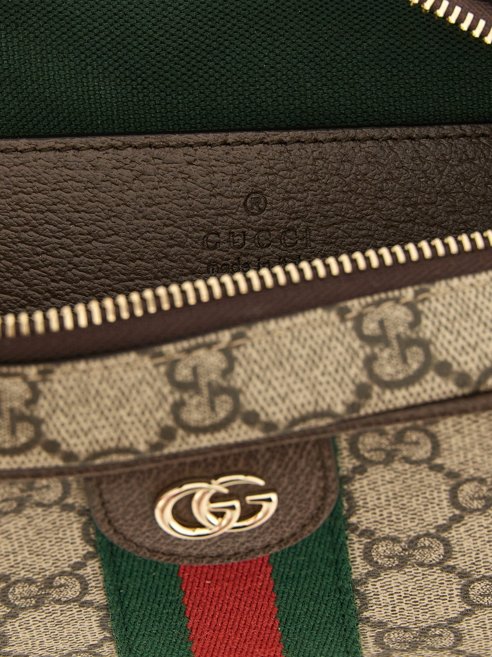 Gucci Braune Crossbody-Tasche aus Polyethylen