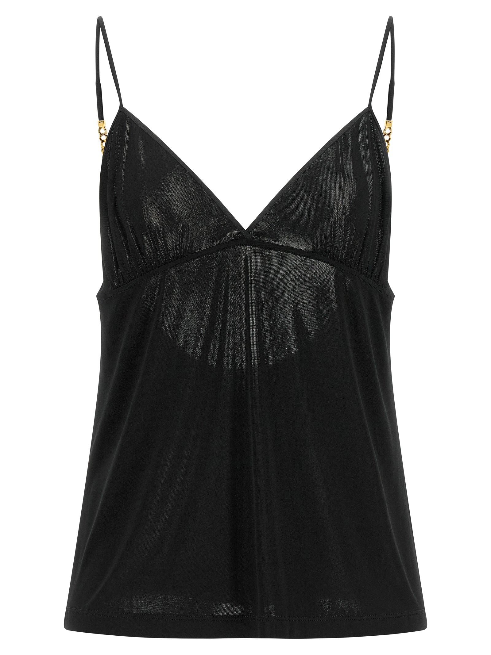 Saint Laurent Schwarze Tanktops aus Viskose