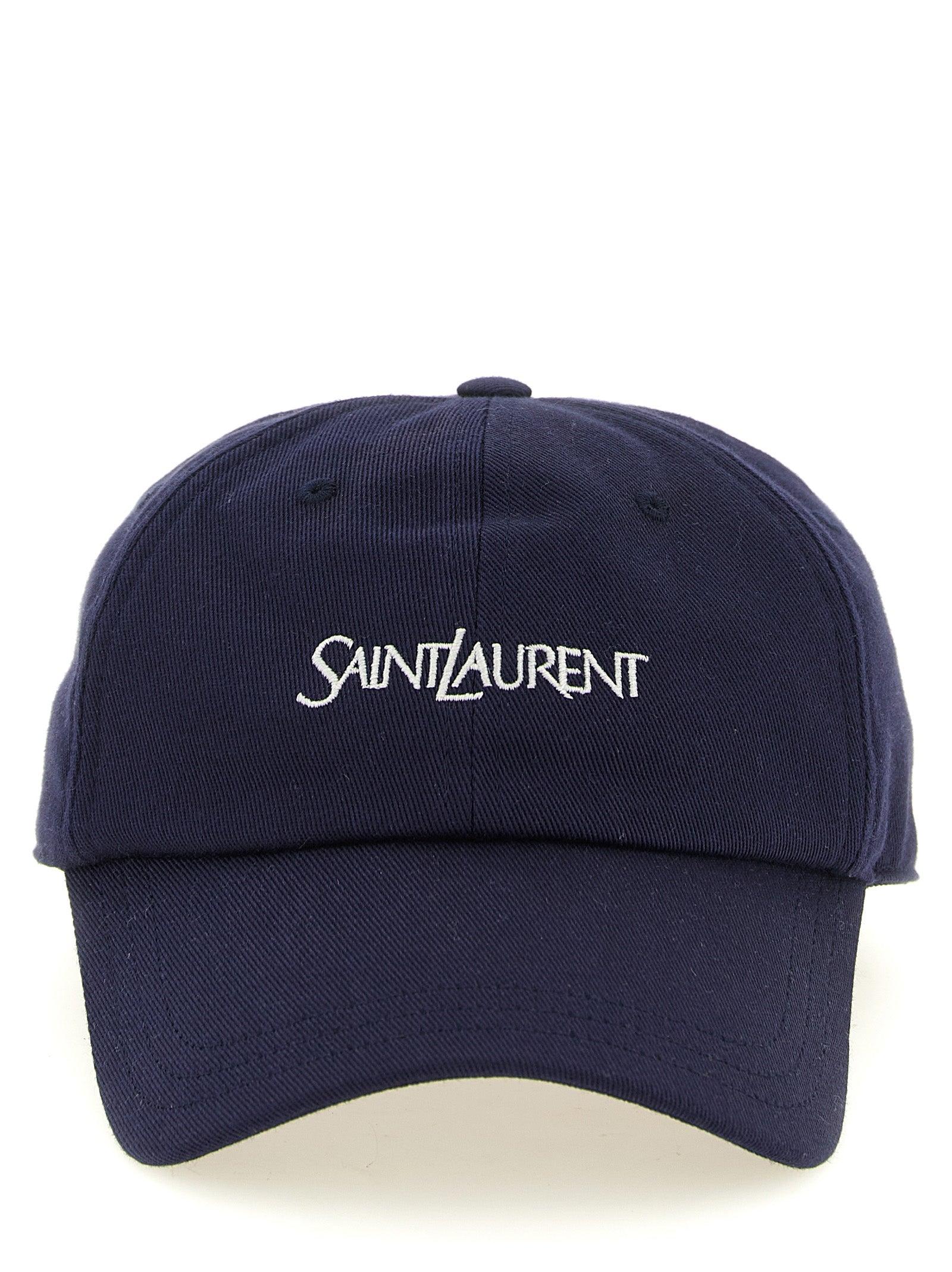 Saint Laurent Blaue Baumwollkappe (Baseball Cap)