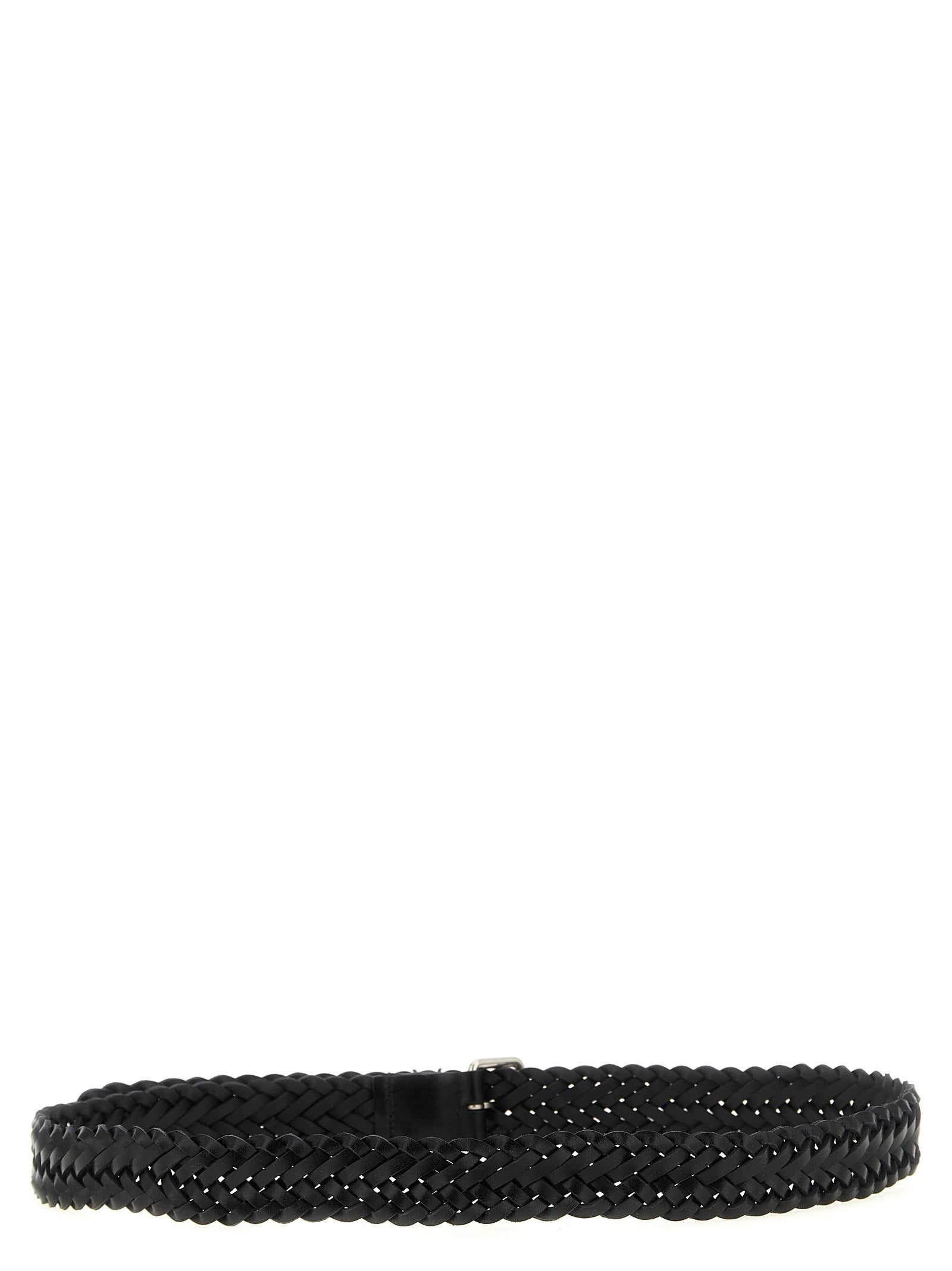 Saint Laurent Schwarzer Kalbsleder Gürtel Regular