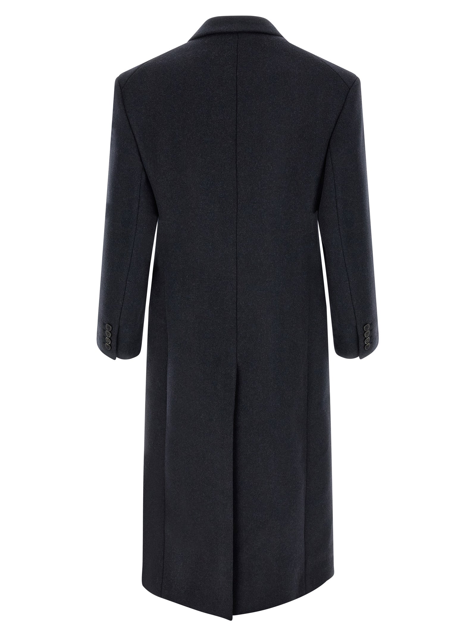 Saint Laurent Blauer Wollmantel