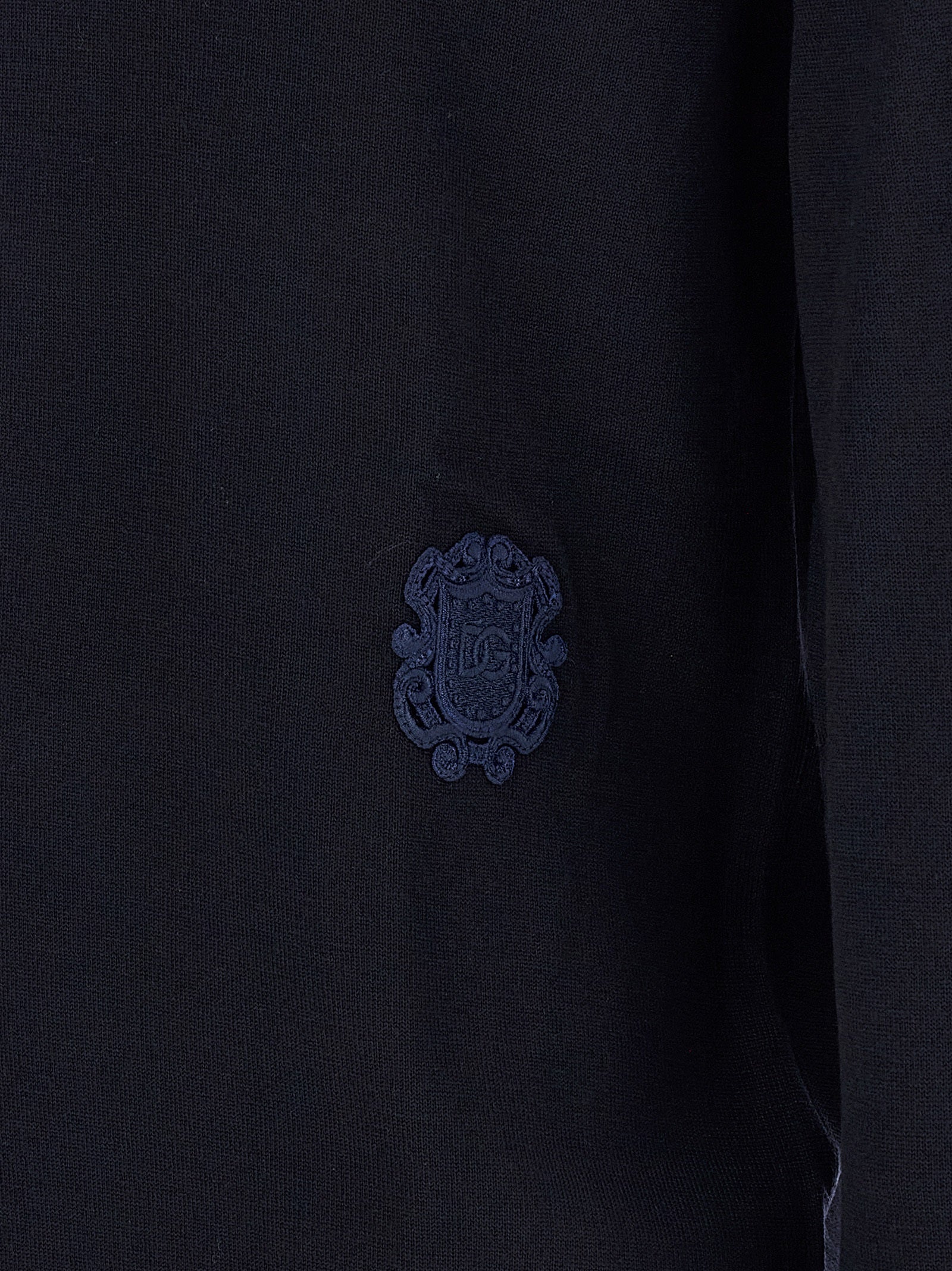 Dolce & Gabbana Blauer Cardigan aus Schurwolle