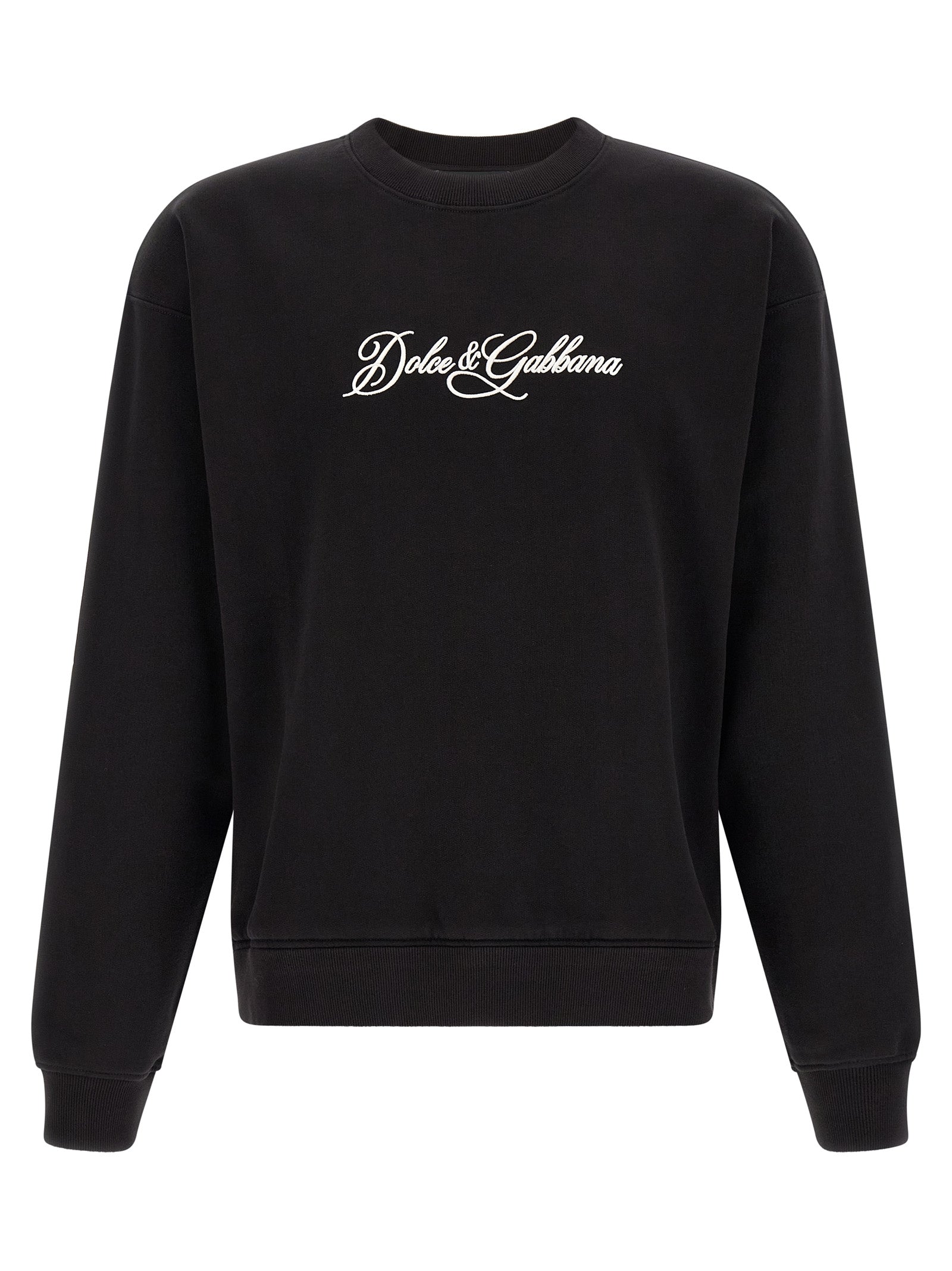 Dolce & Gabbana Schwarzer Baumwoll-Sweatshirt