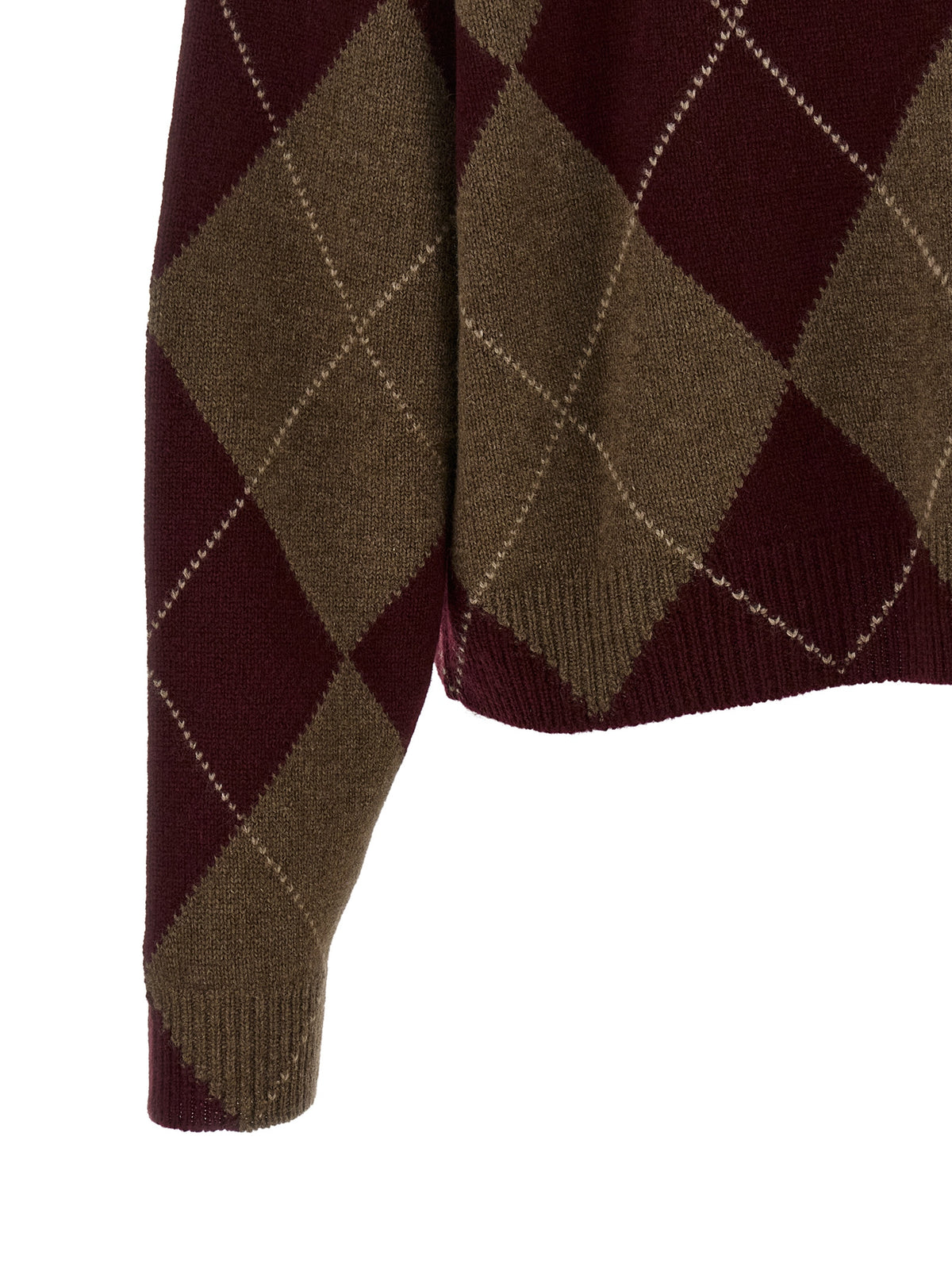 BE YOU Mehrfarbige Kaschmir-Strickjacke
