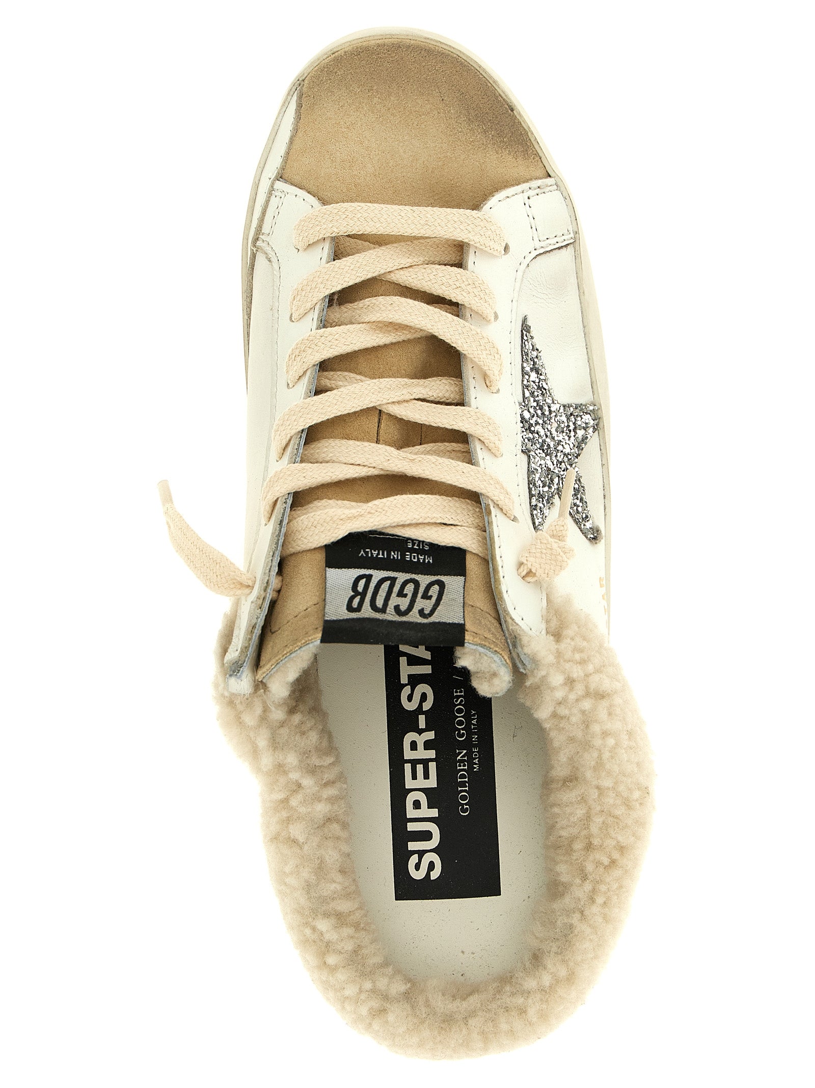 Golden Goose Weiße Leder Chunky Sneaker