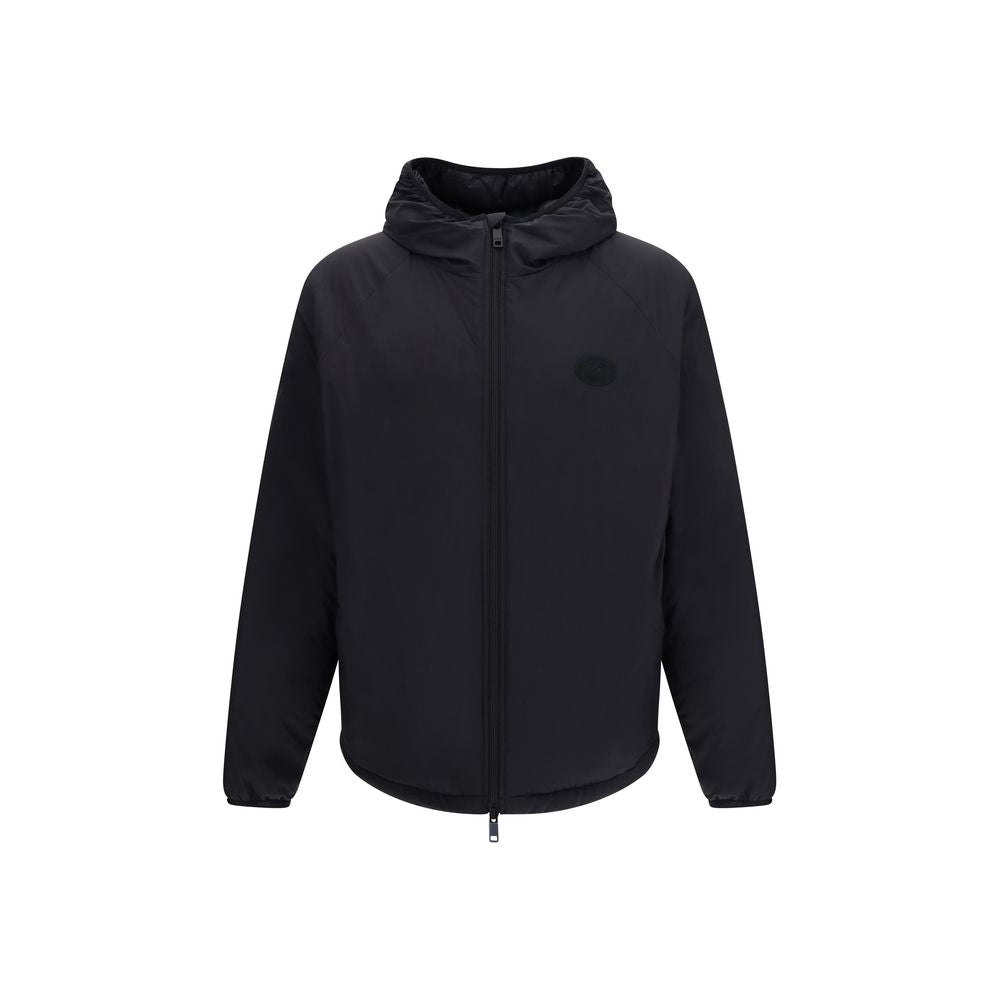 Burberry Schwarze Nylon-Shell-Jacke