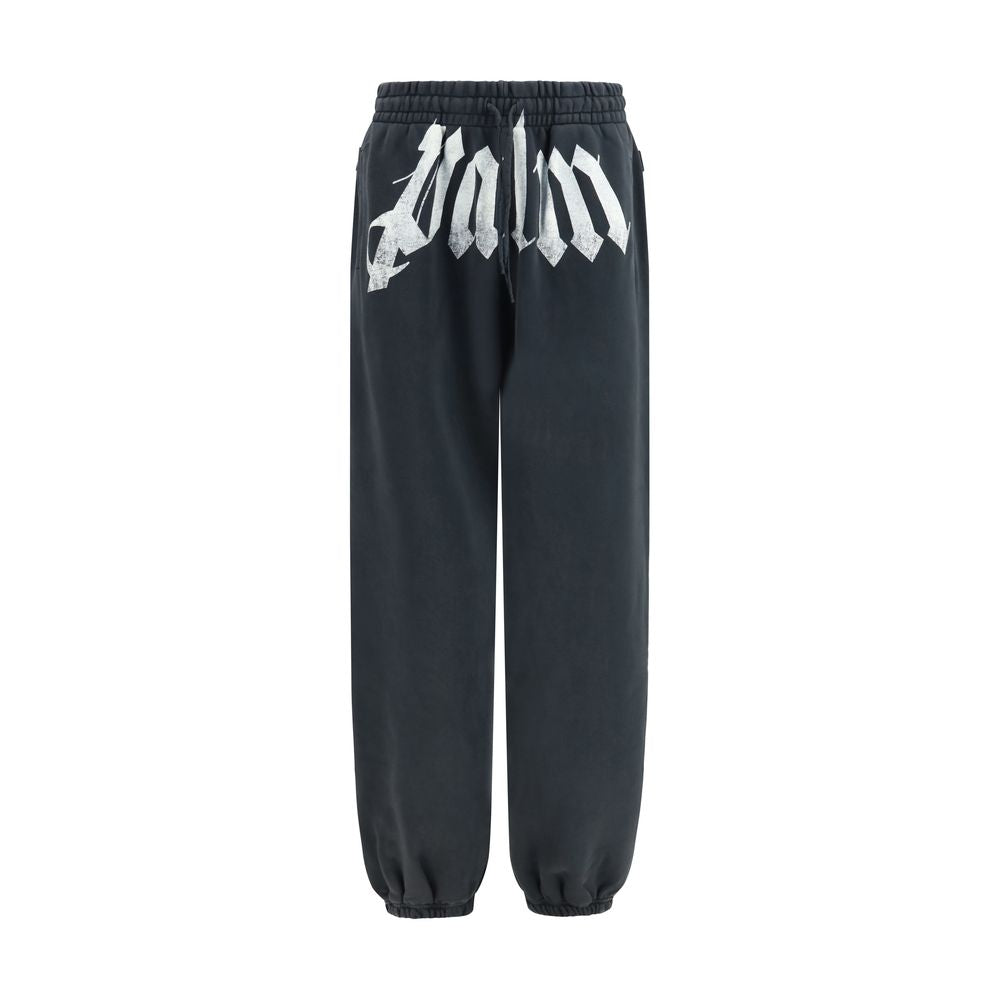 Palm Angels Graue Baumwoll-Jogginghose (Sporthose)