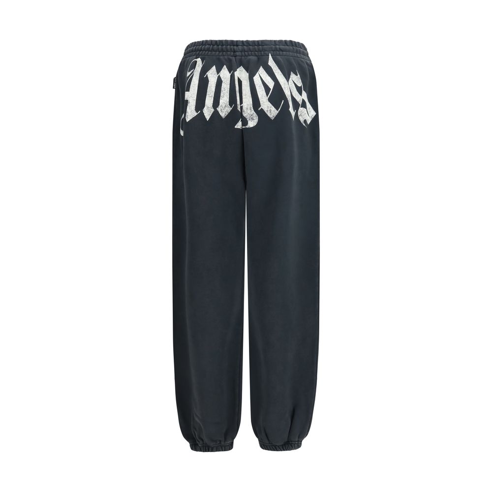 Palm Angels Graue Baumwoll-Jogginghose (Sporthose)