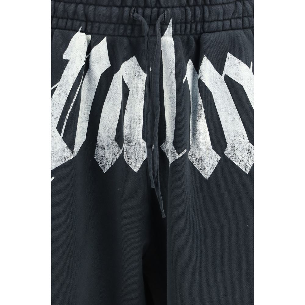 Palm Angels Graue Baumwoll-Jogginghose (Sporthose)