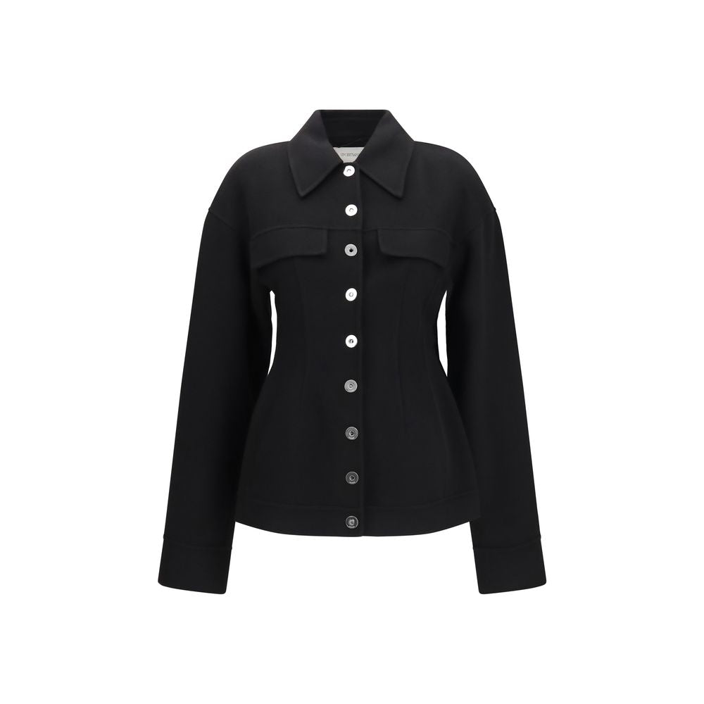 Max Mara Schwarzer Wollmantel Oves Aries