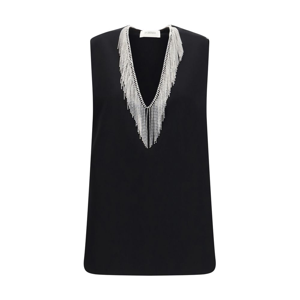 Max Mara Schwarzes Hemd aus Polyester