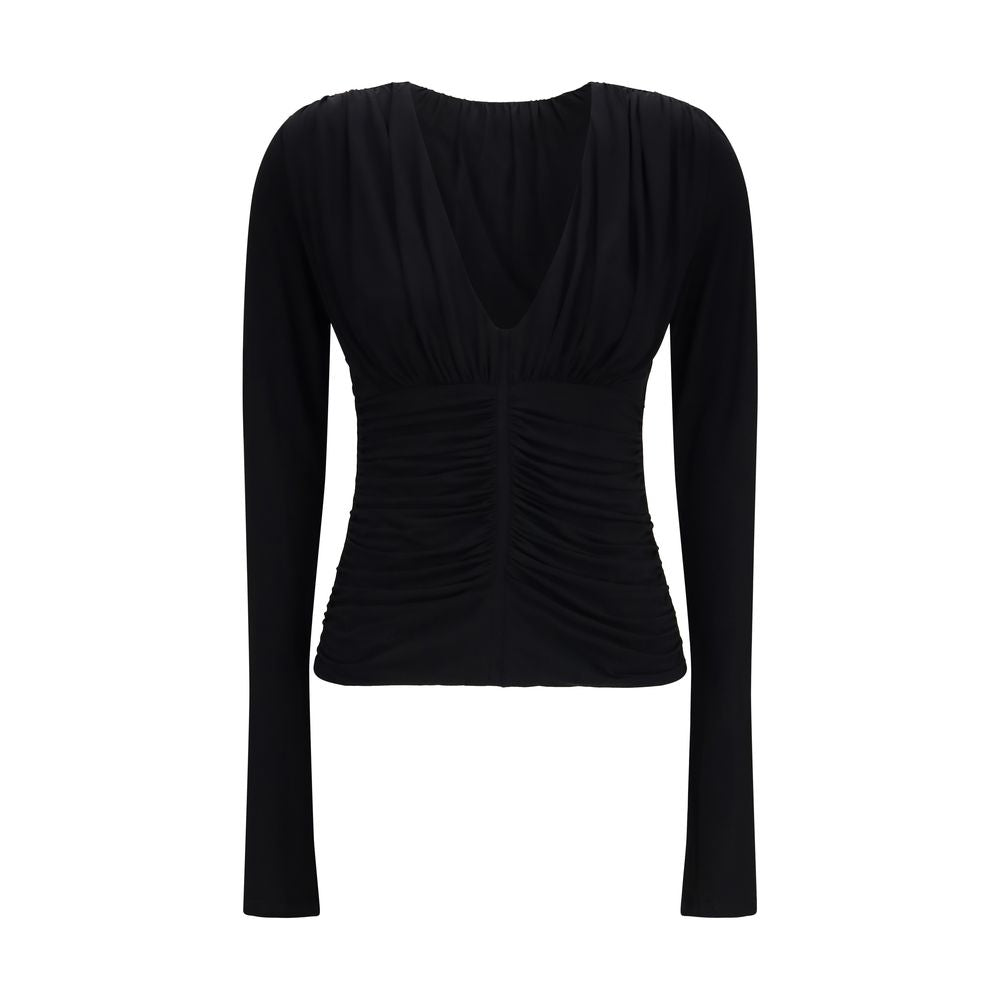 Max Mara Schwarzes Hemd aus Viskose