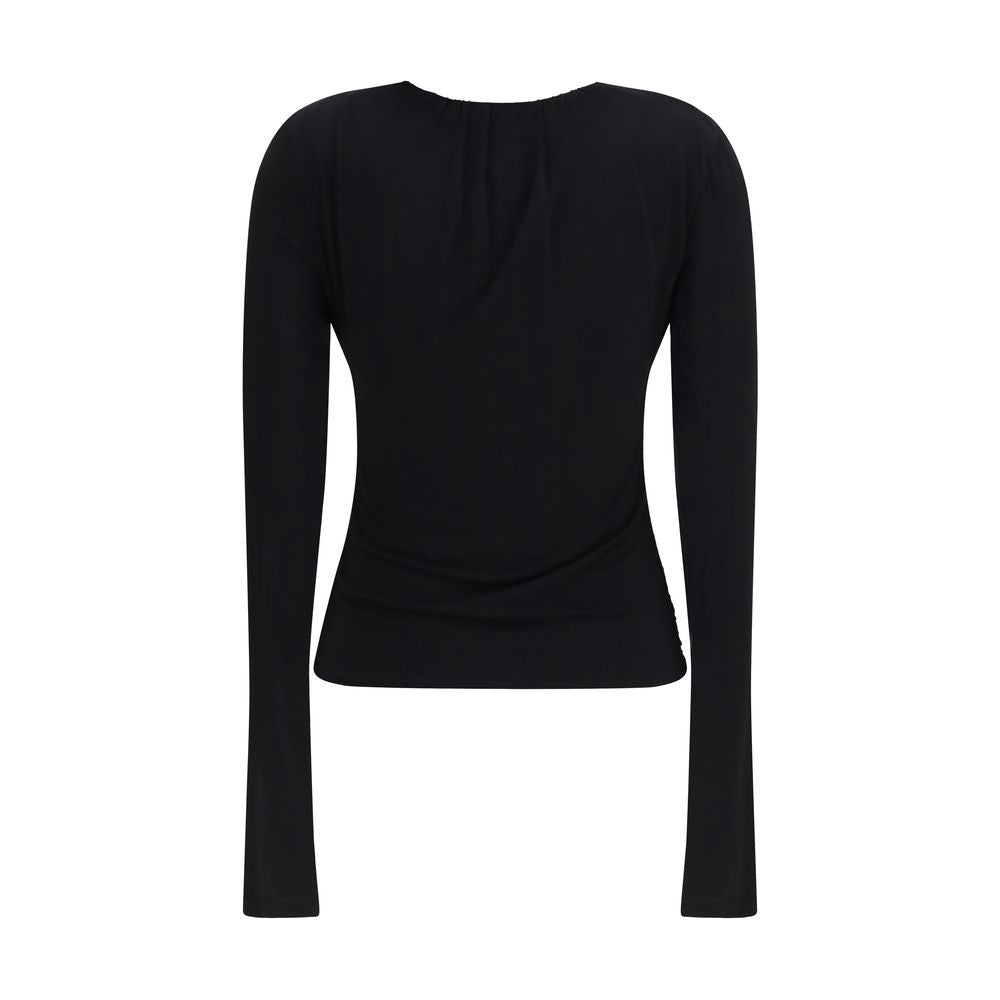 Max Mara Schwarzes Hemd aus Viskose