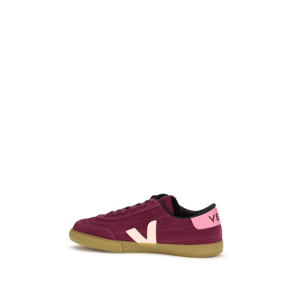 Veja Lila Wildleder-Sneaker