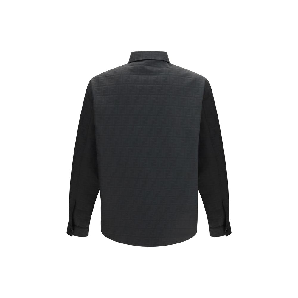 Fendi Schwarzes Hemd aus Polyester