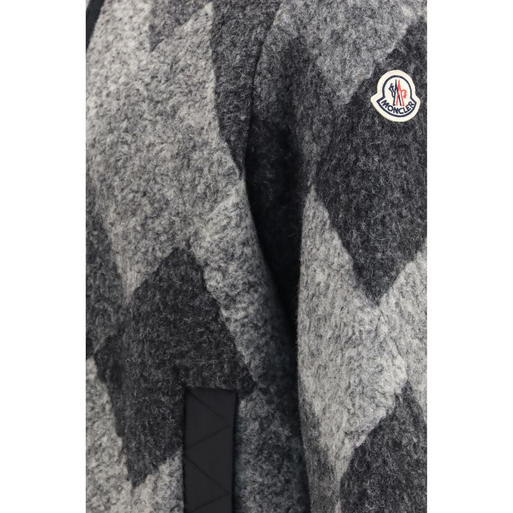 Moncler Grauer Oves Aries Wollpullover